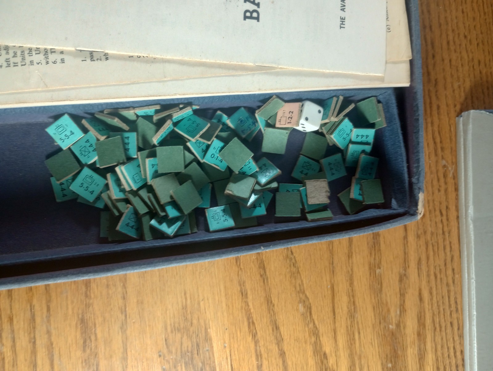 Vintage 1961 D-Day World War II Invasion Board Game #508 Avalon Hill WWII D Day