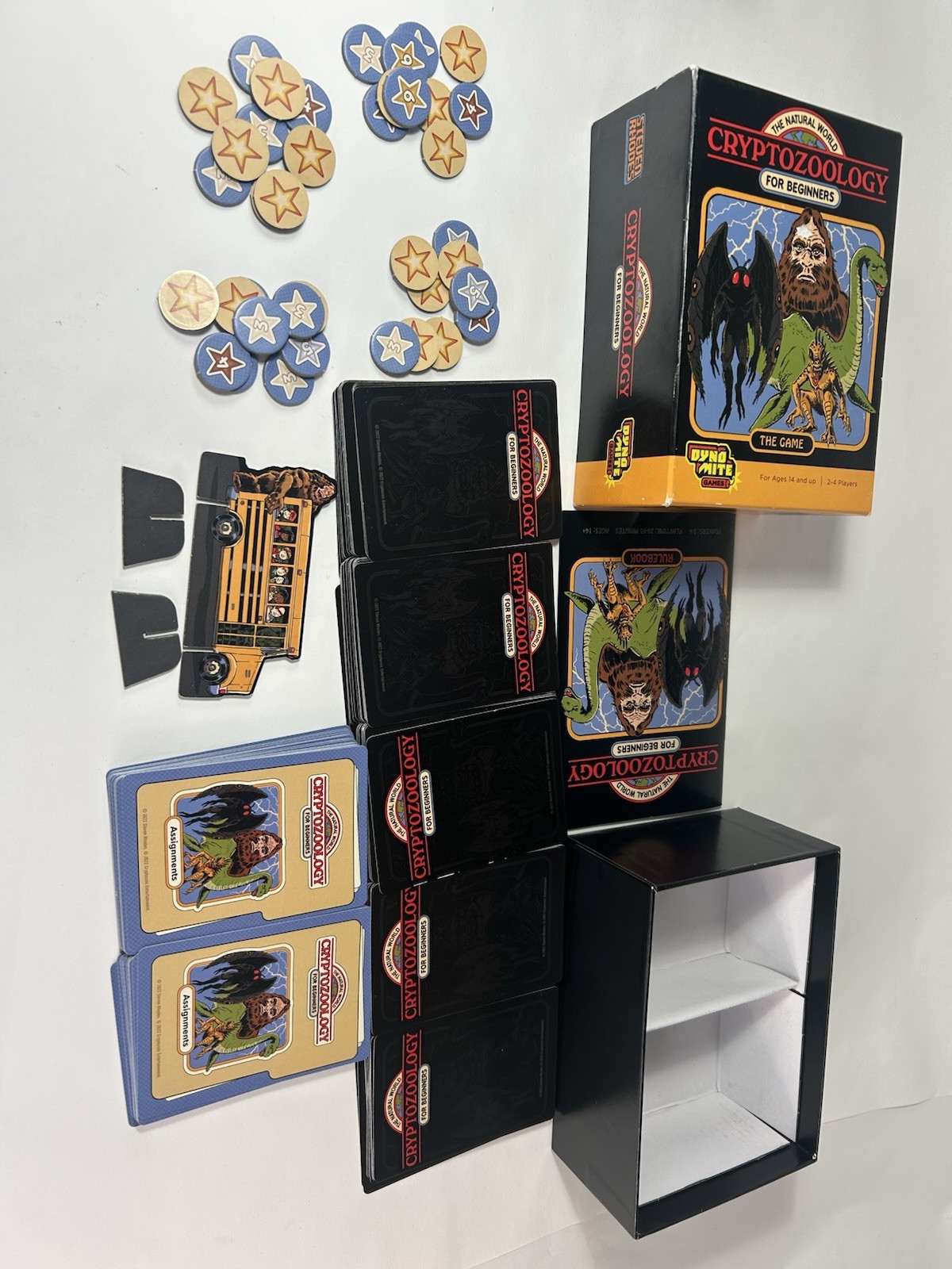 Cryptozoology For Beginners Board Game Complete Clean Pristine Collector Gamer
