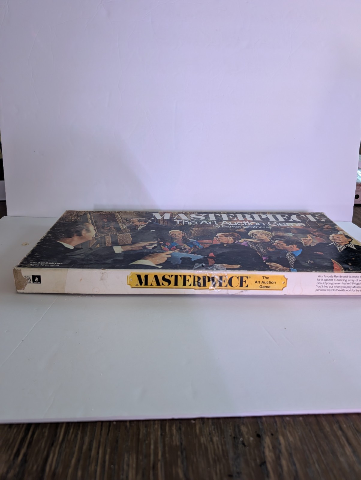 Parker Brothers Masterpiece: The Classic Art Auction Board Game 1996 COMPLETE