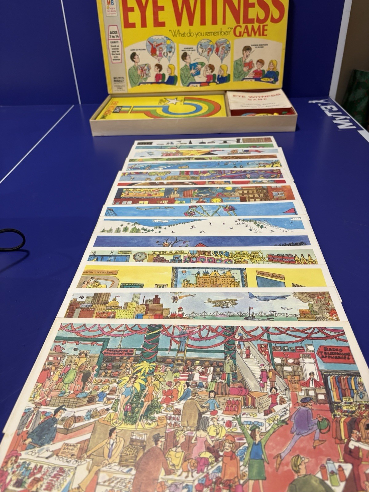 Vintage Eye Witness Game. ©️1971 Milton Bradley Co.