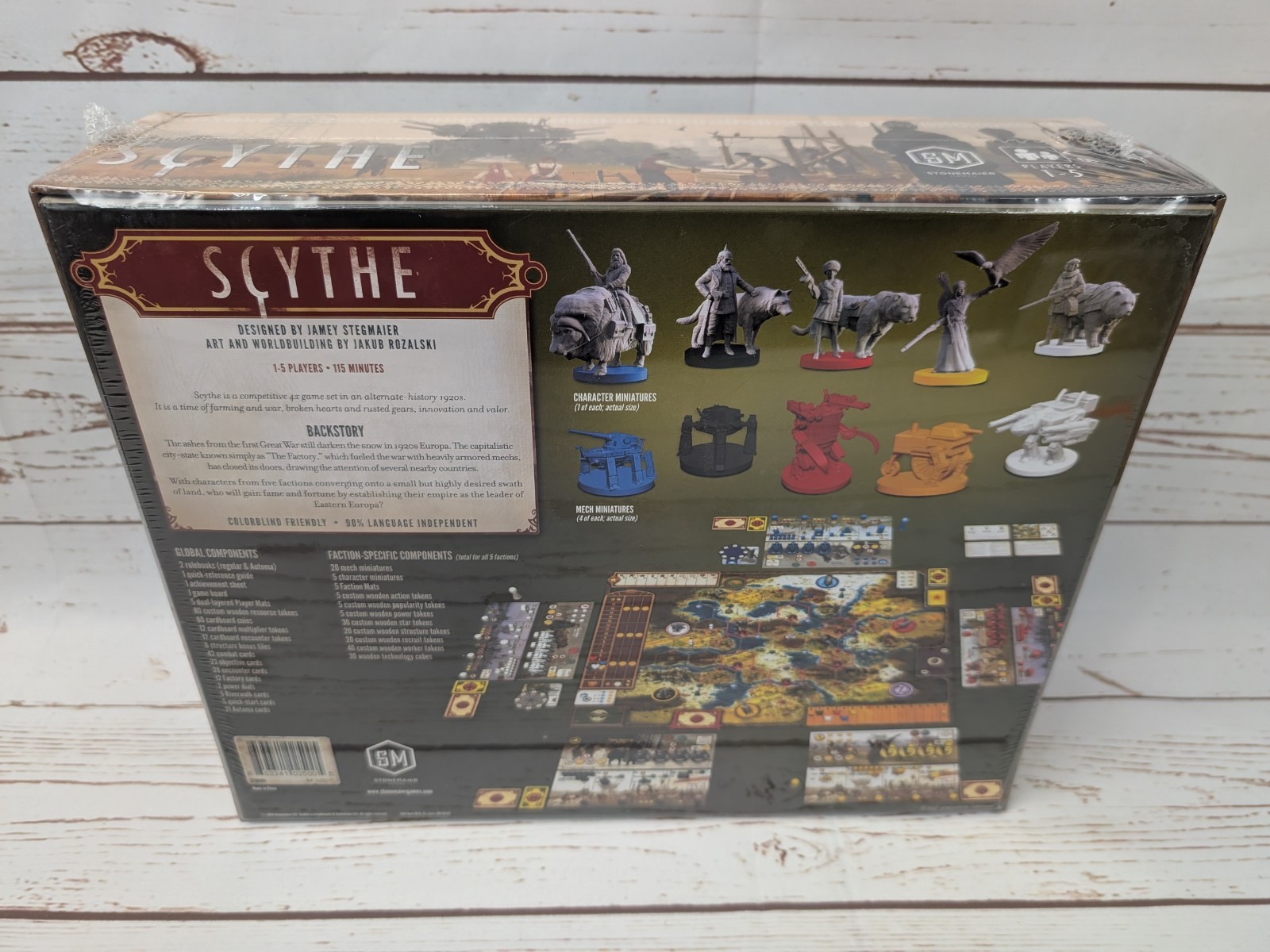 Scythe Board Game 2015 Stonemaier Games NIS Alternative History Mechs