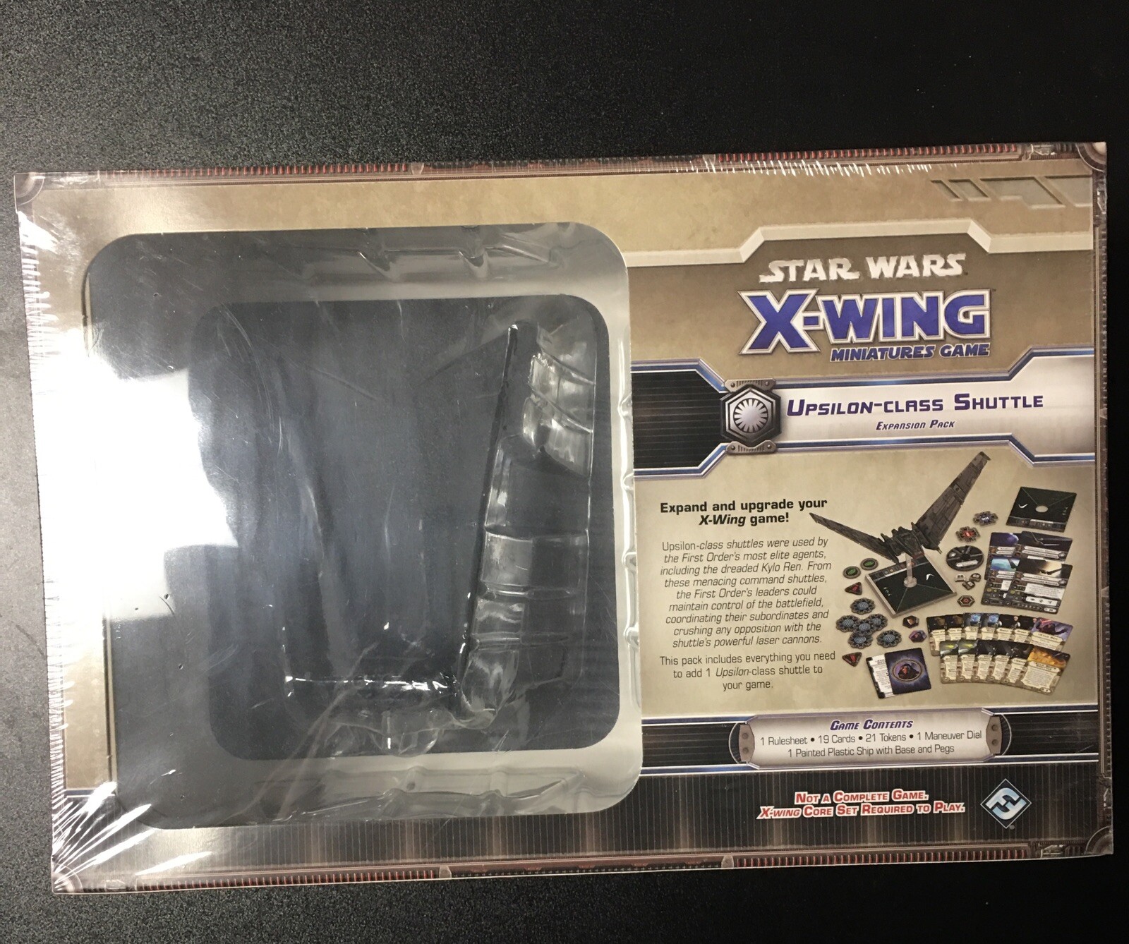 Star Wars X-Wing 1st Edition Miniatures Game Upsilon-class Shuttle EXPANSION