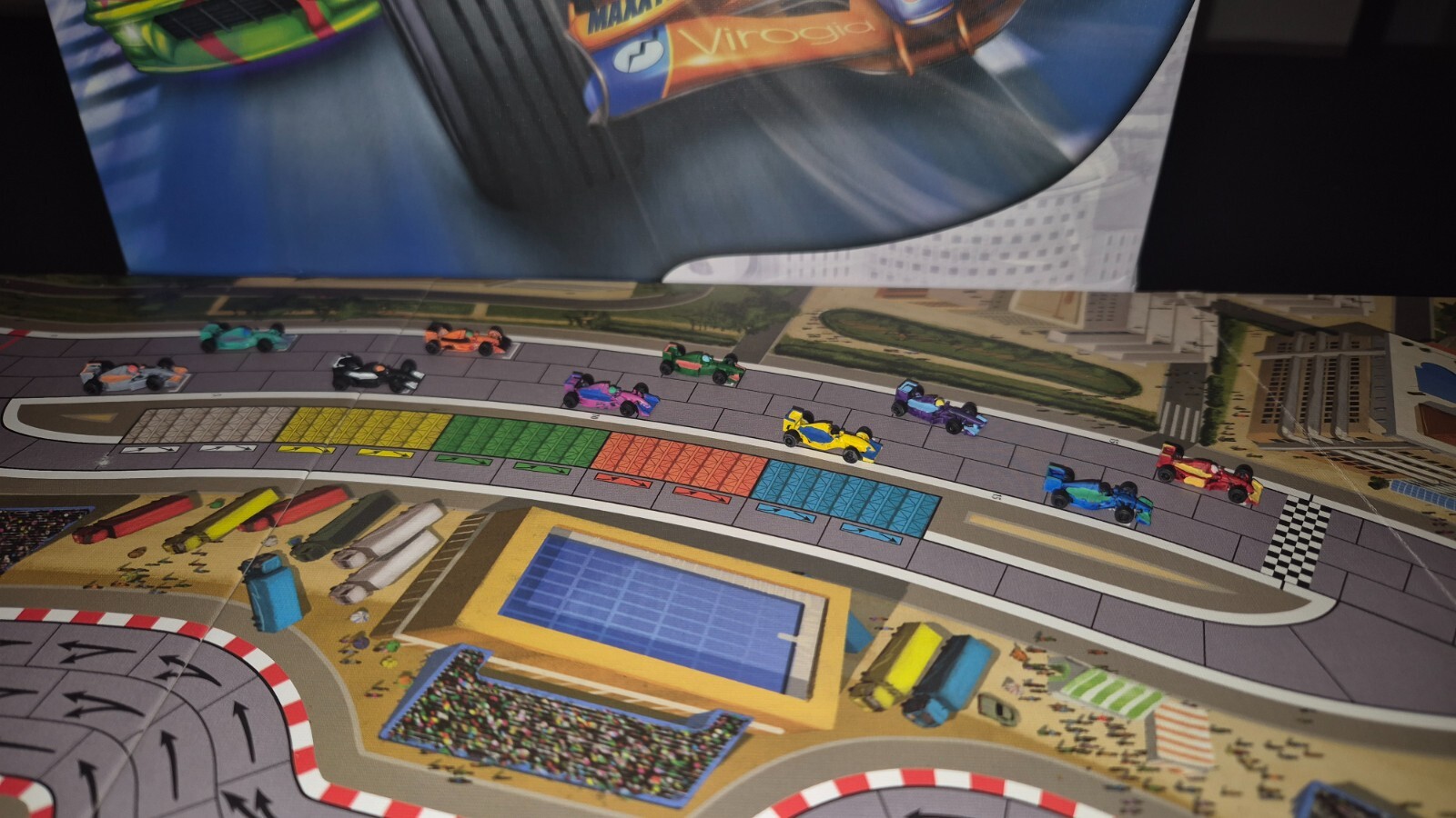 Formula D 10 painted miniature cars F1 / 10 cars F1 (20mm) painted