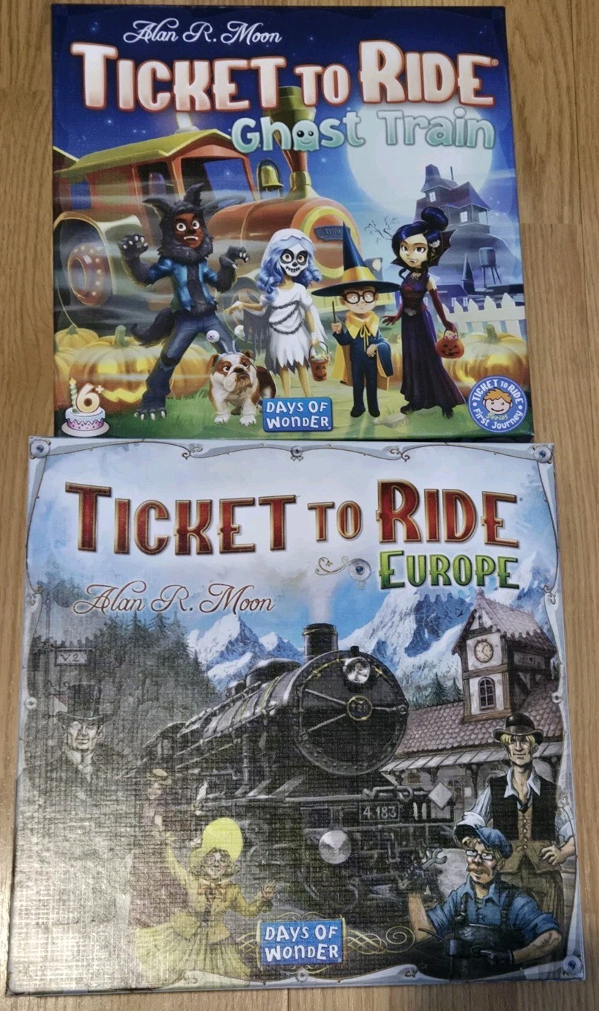 Ticket to Ride Europe Board Game And Ghost Train Combo Deal