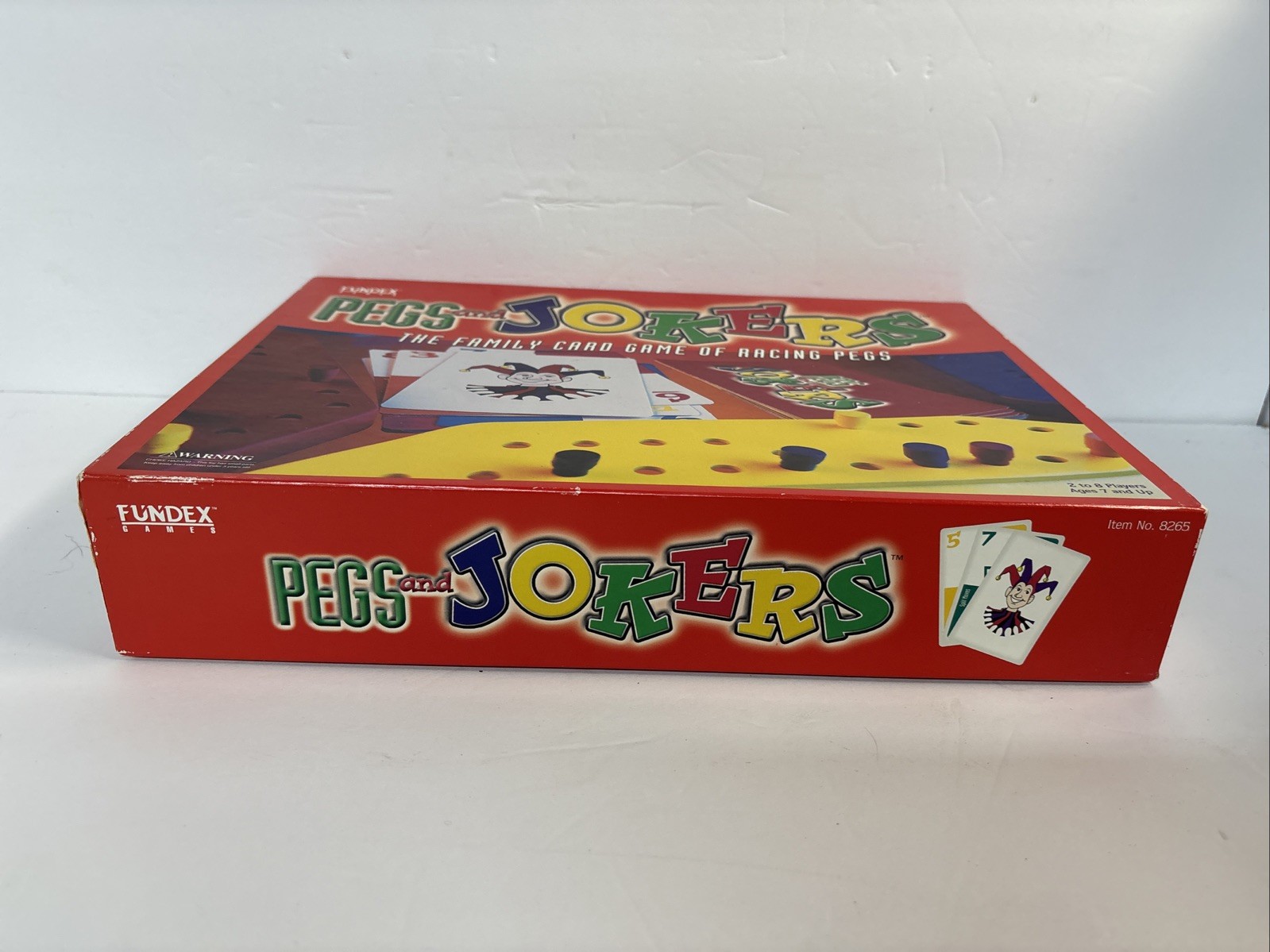 Vintage Pegs & Jokers Fundex The Family Card Game of Racing Pegs Complete