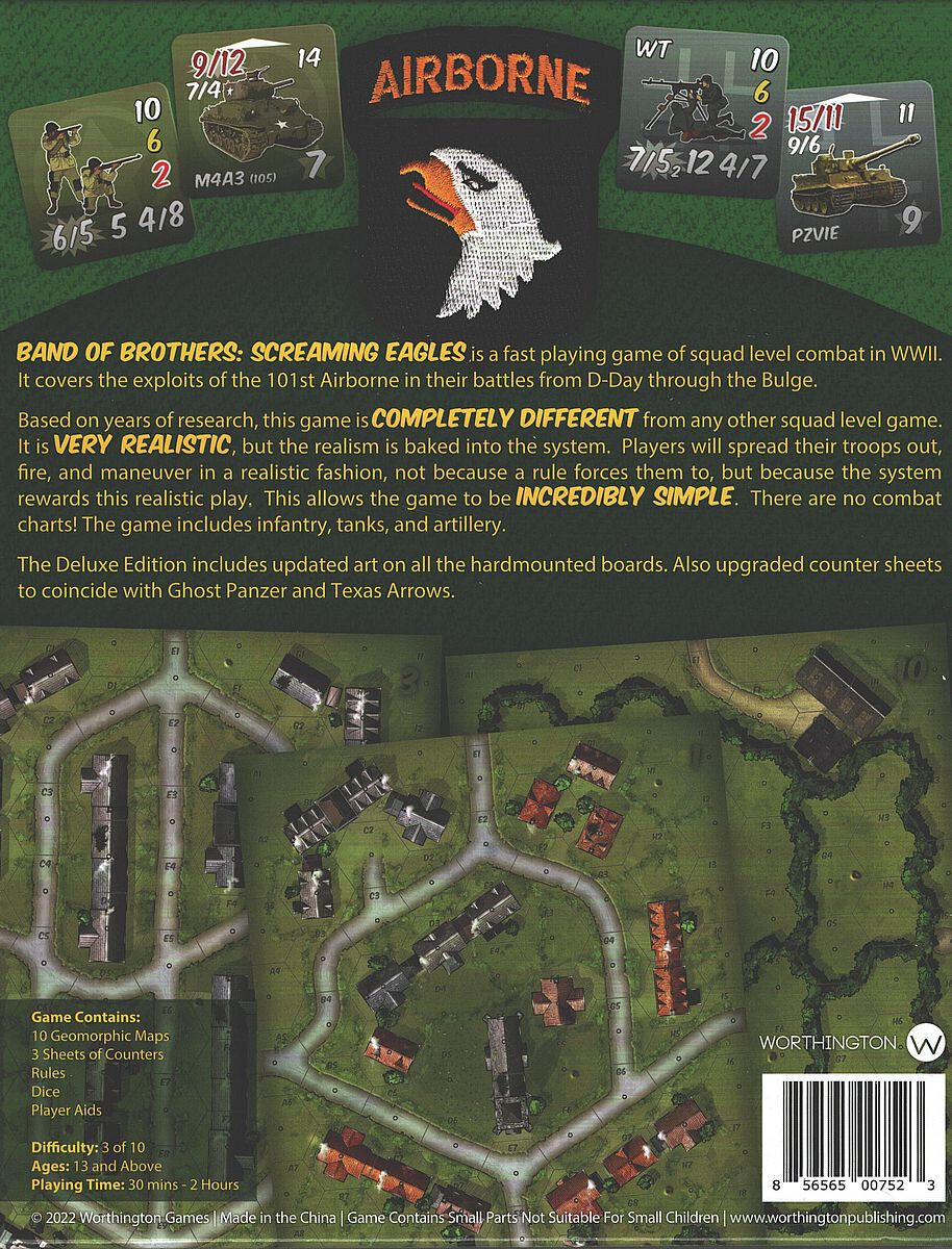 Worthington Games Band Of Brothers: Screaming Eagles Deluxe – 3rd Edition NISW