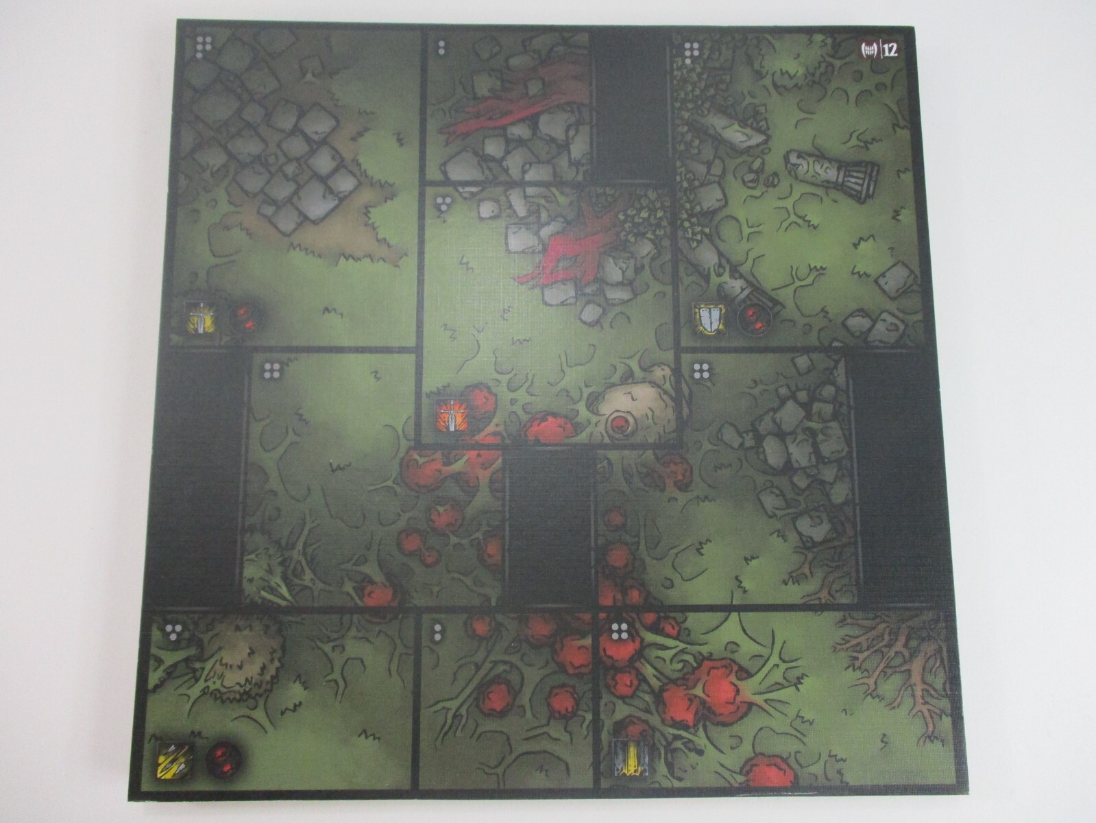 Darkest Dungeon: CRIMSON COURT MAP TILES & CARDS Mythic Games NEW!!