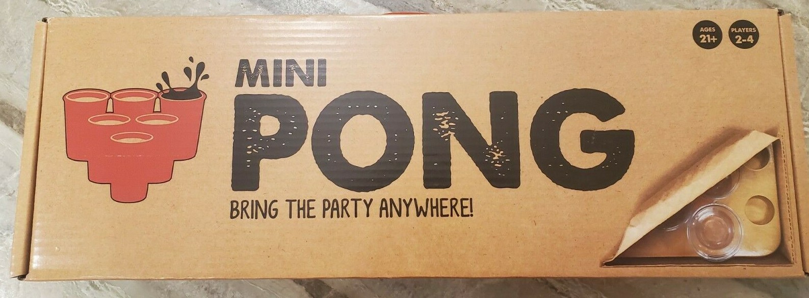 BRAND NEW – Portable Mini Beer Pong Drinking Party Game