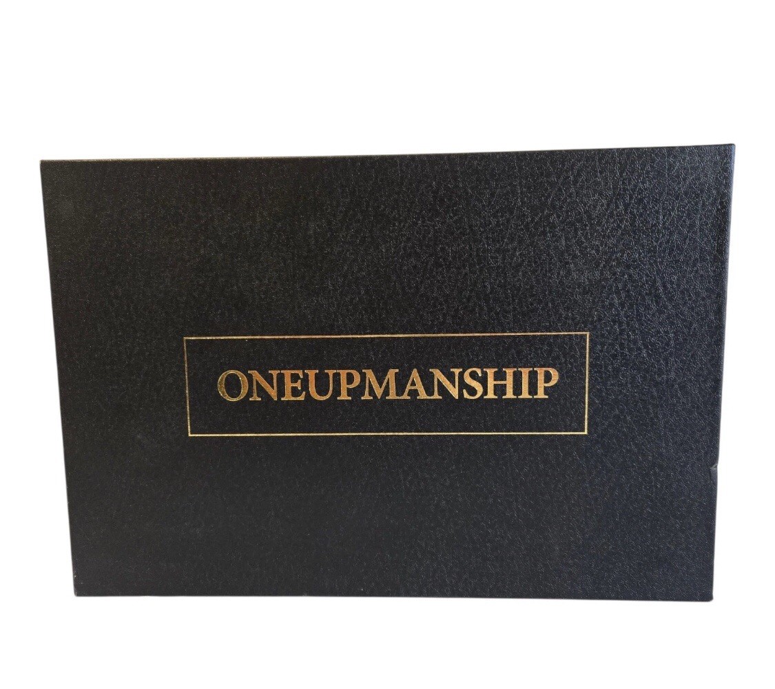 ✨RARE Oneupmanship Board Games 2012, New Open Box, Sealed Pieces!
