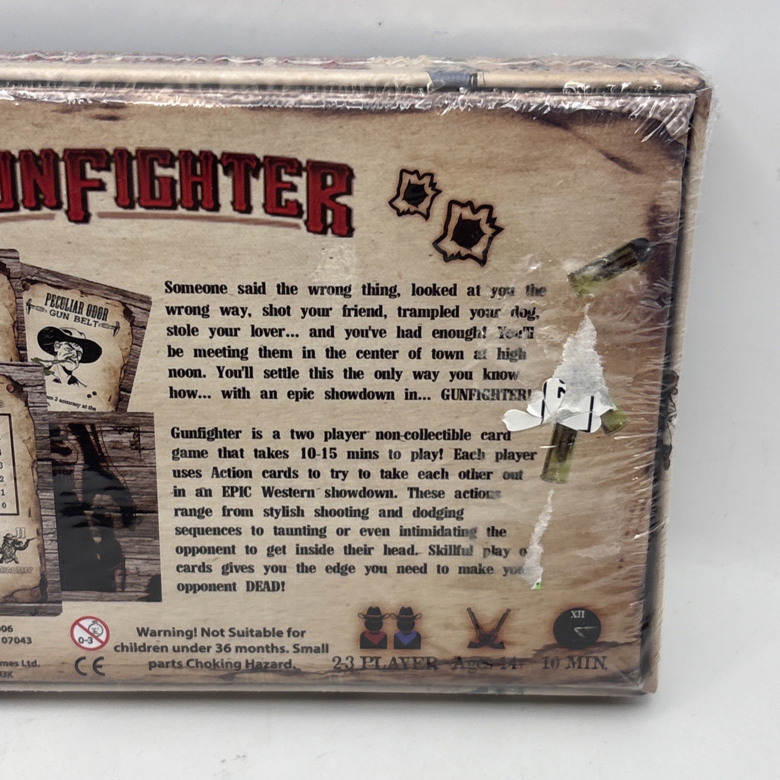 NEW SEALED Gunfighter Card Game by Everything Epic Games 2-3 Players AGES 14+
