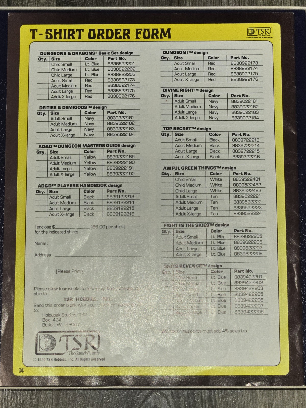 TSR Dungeon! Board Game 1981 VINTAGE – 99% COMPLETE W/INSERTS GREAT CONDITION!