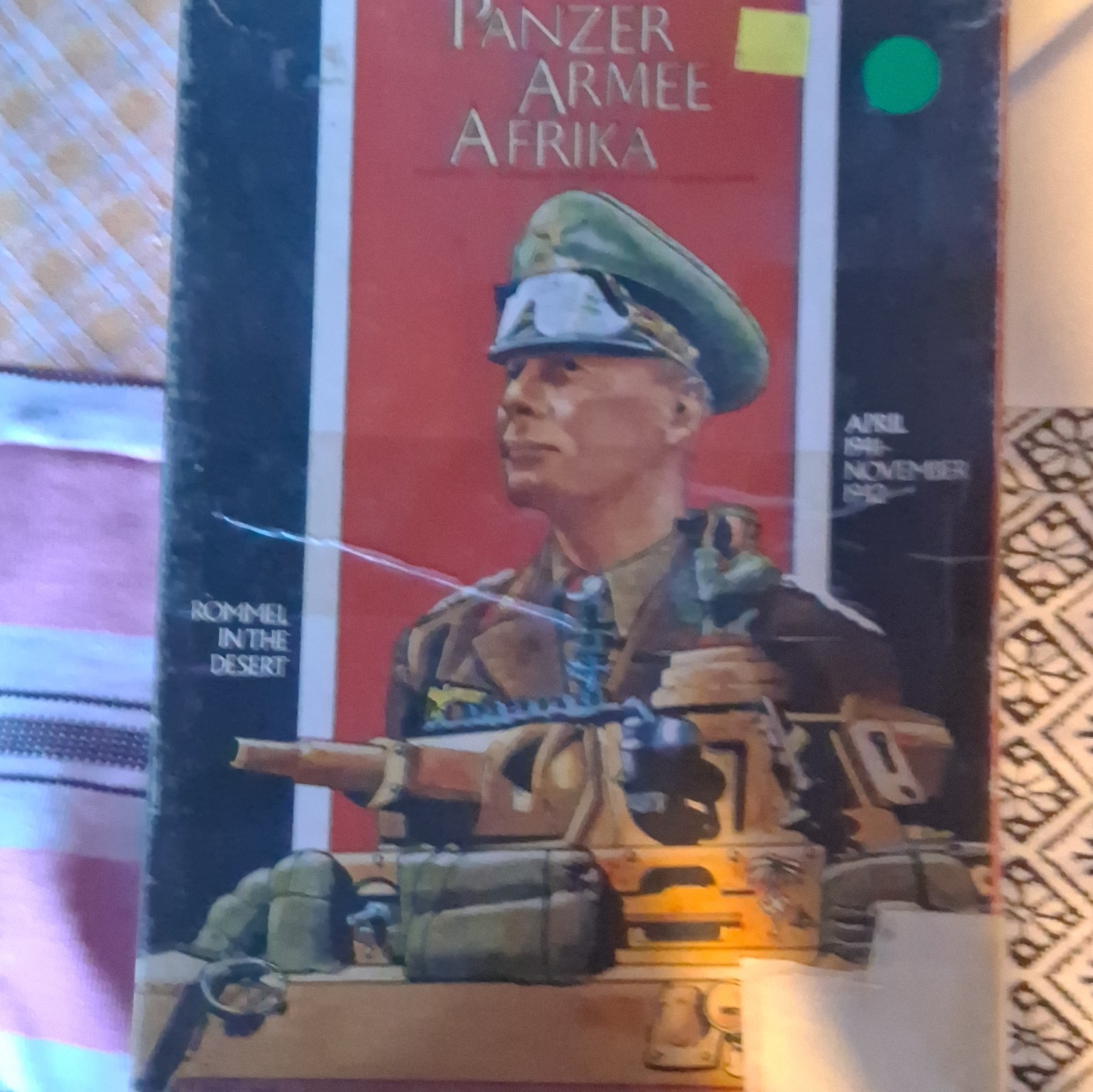The Avalon Hill Game Company PanzerArmee Afrika War Board Game 2 Player Ages 12+