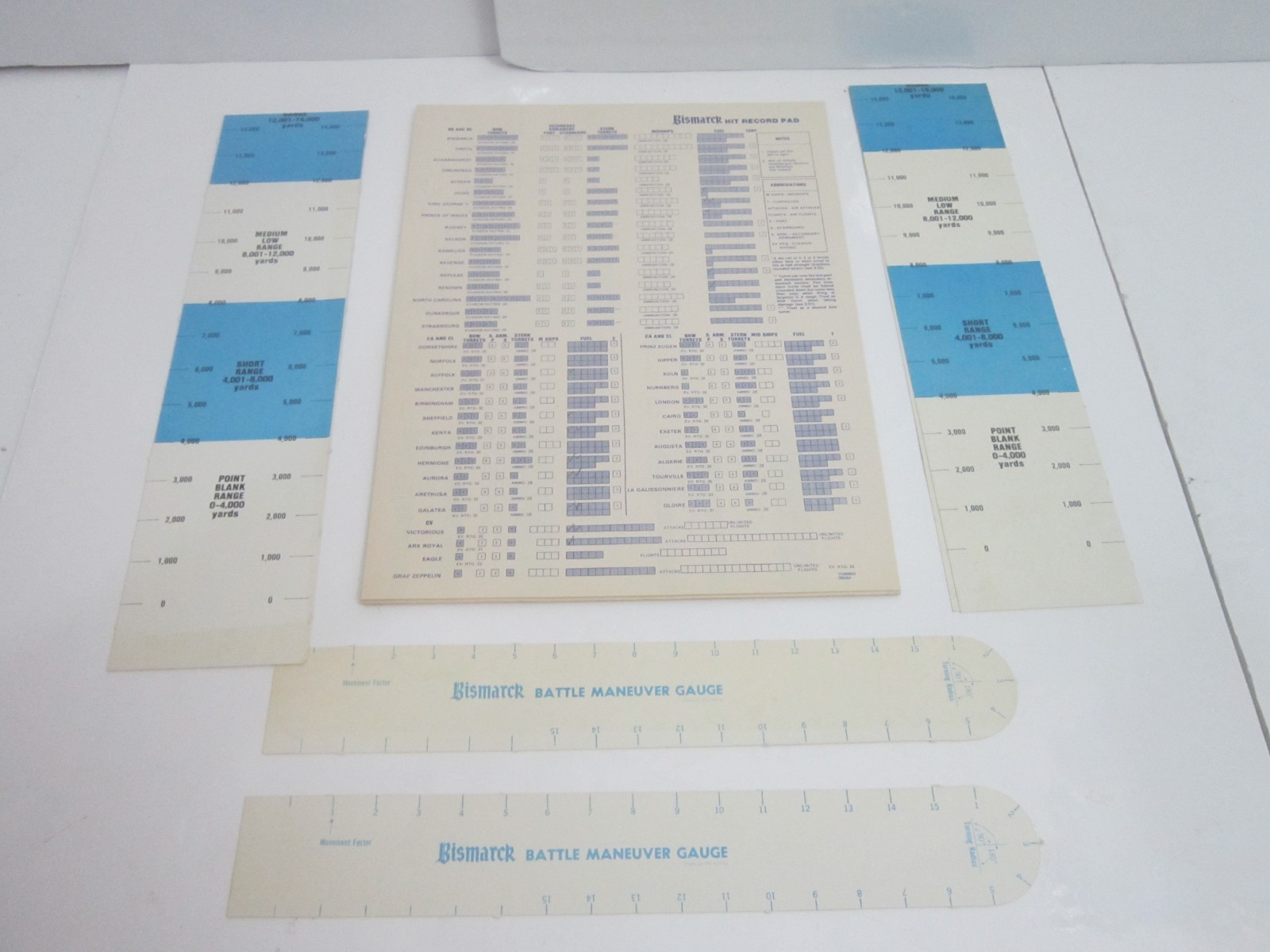 Lot 5 Avalon Hill Games Victory Pacific Luftwaffe Bismarck War At Sea Kriegspiel