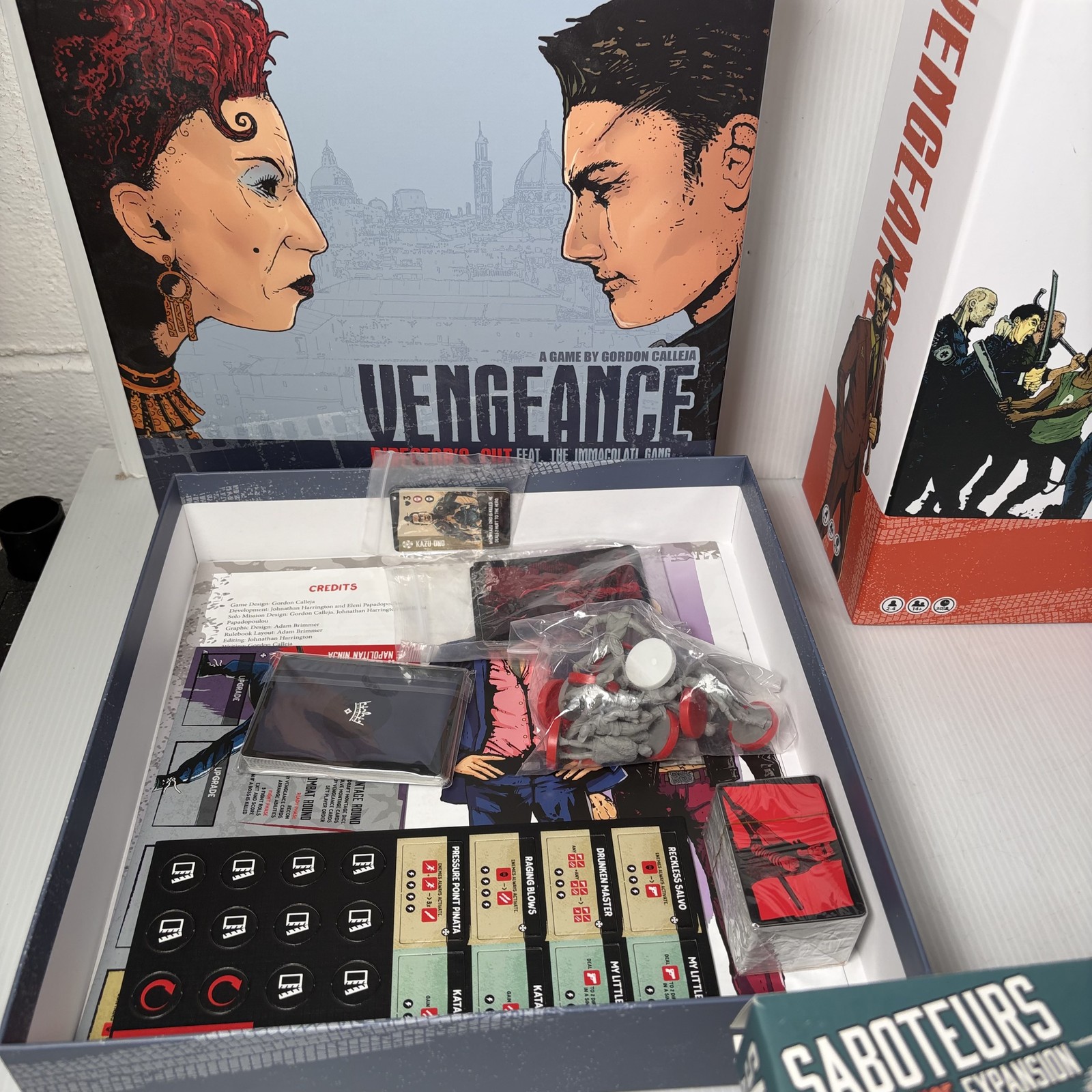 Vengeance Director’s Cut Kickstarter Rampage All-in Game Bundle Saboteurs
