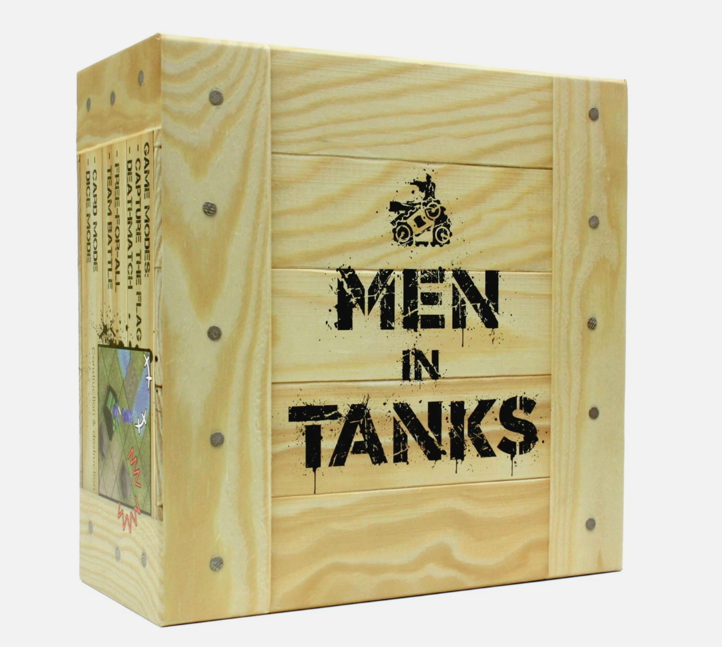 MEN IN TANKS Modular Tactical Board Game Men in Tanks NEW Open Box SEALED Parts