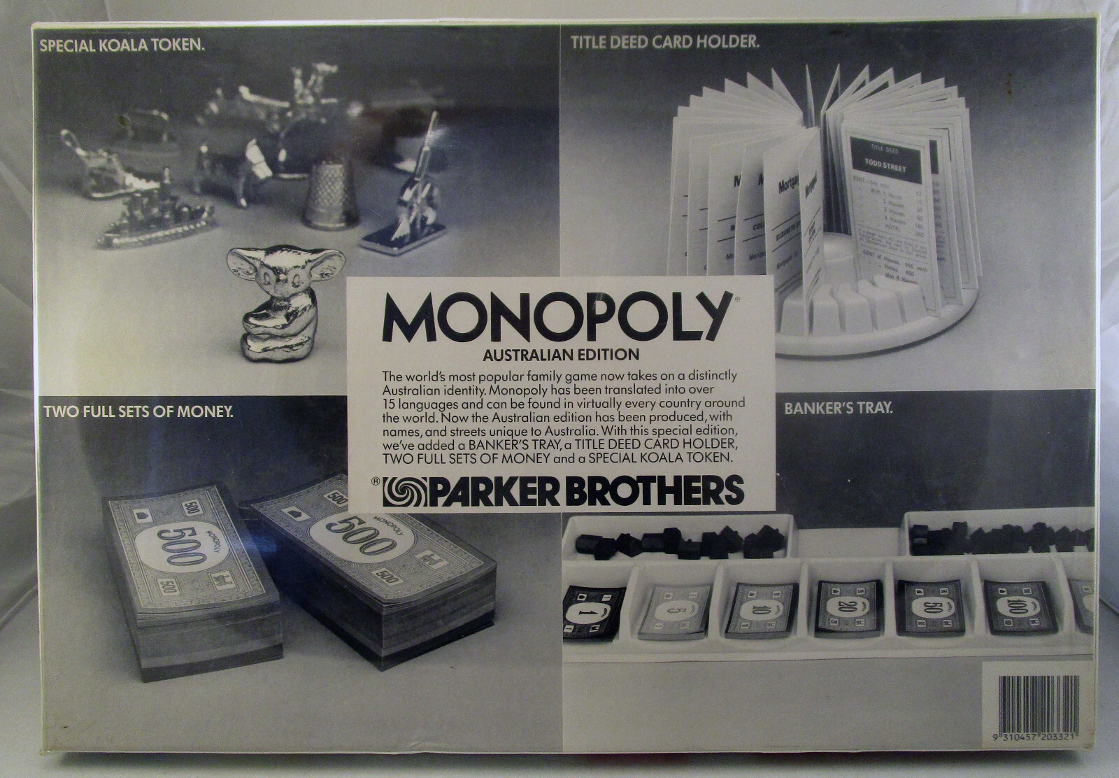 Four vintage non-US monopoly sets – Australia, Israel, Hong Kong, Venezuela