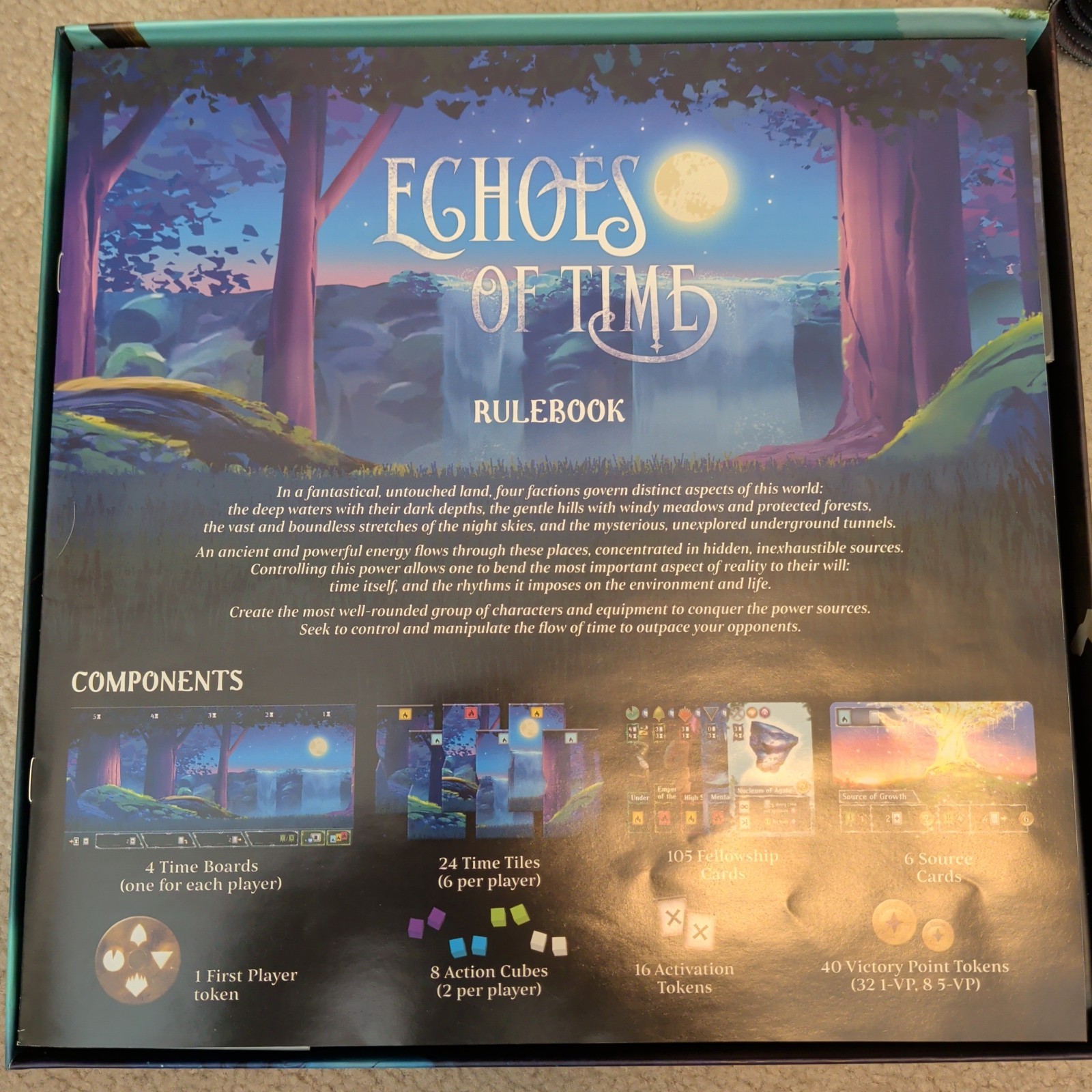 Echoes of Time Board Game includes Sleeves & Promo Cards