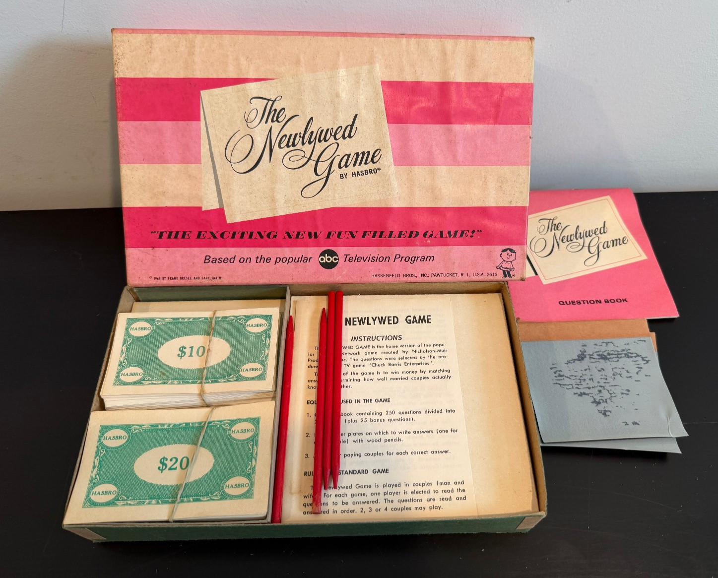 Vintage 1967 The Newlywed Game board game