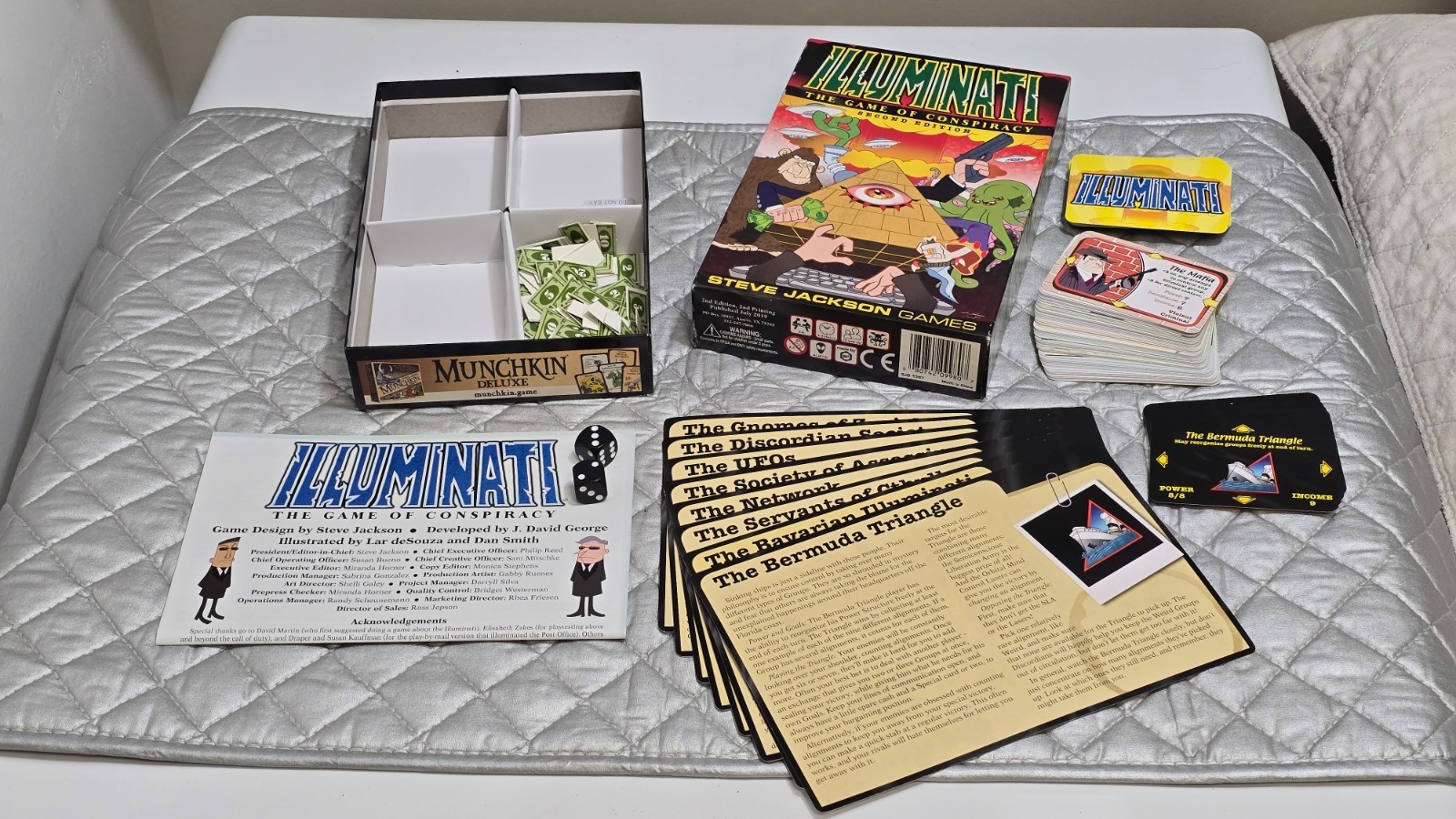 Illuminati 2nd edition by Steve Jackson Games 2019 – Complete