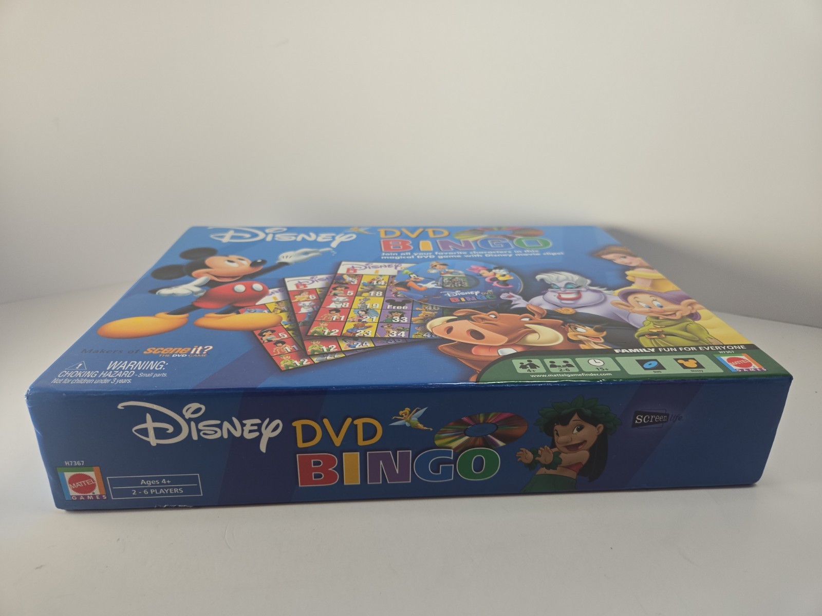 Disney DVD Bingo Game COMPLETE ScreenLife 2005 Mickey Minnie Mouse
