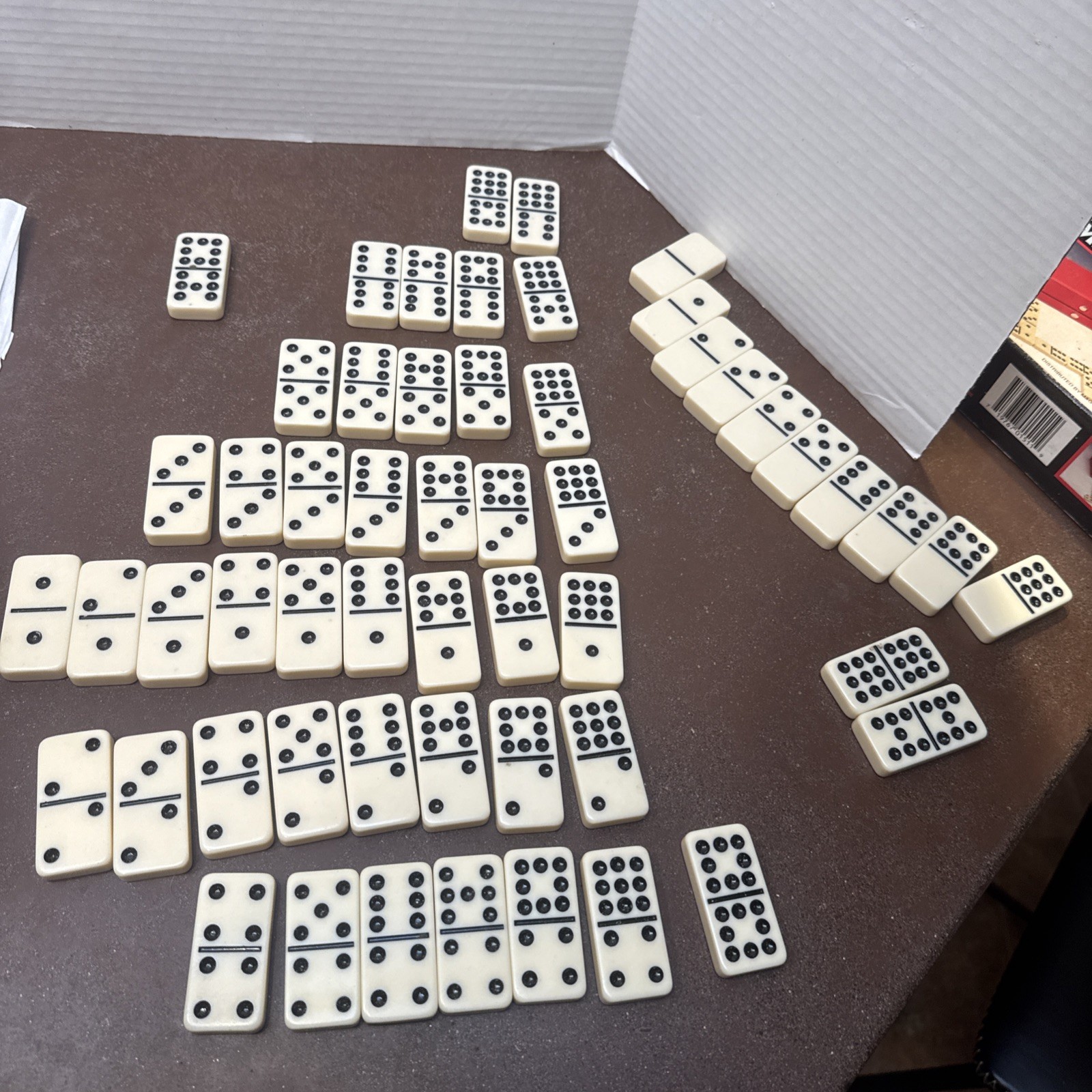 Vintage Double Nine Dominoes M & G Pacific No. 1511 Ages 14 And Up 55 pcs.