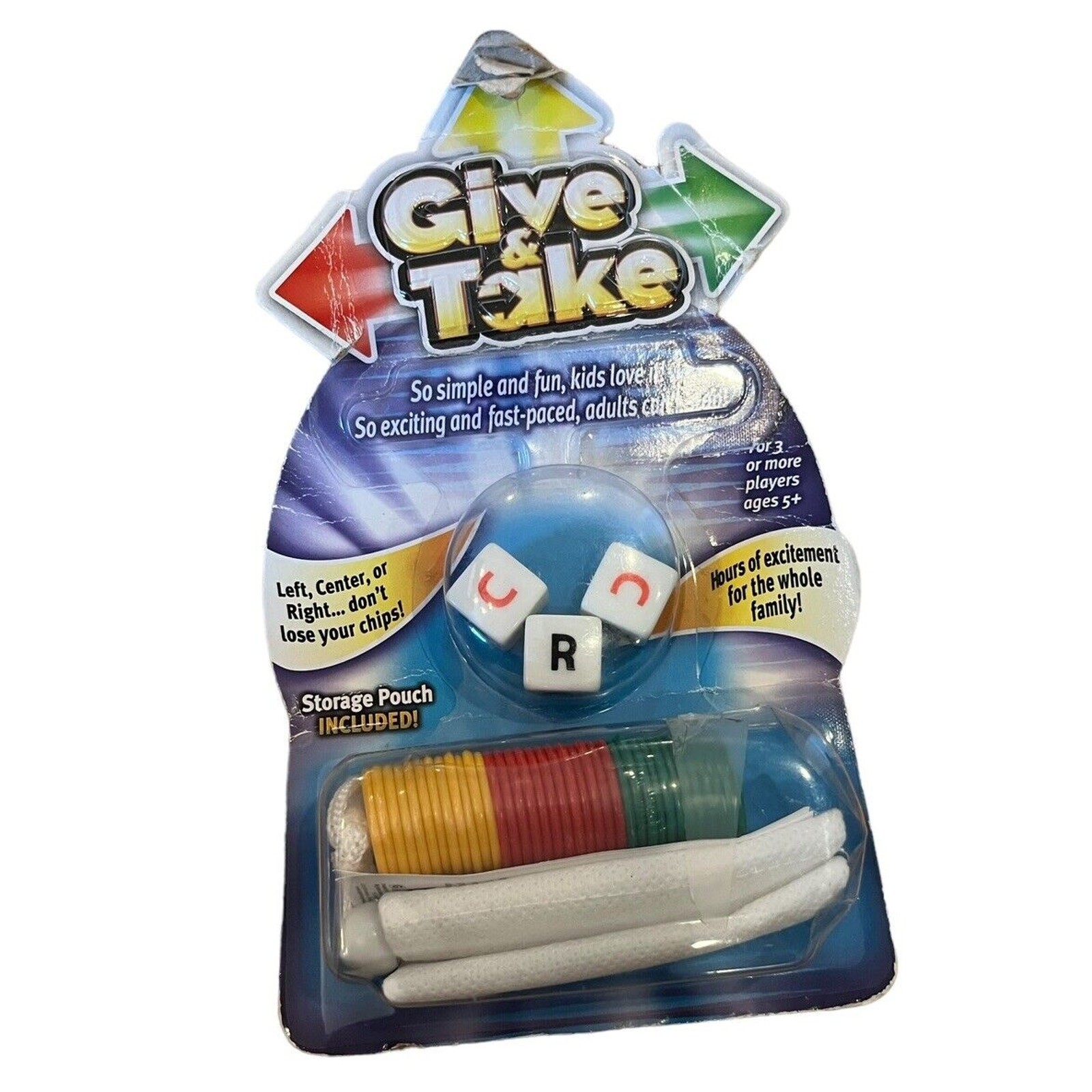 Give & Take Dice Game New In Package Family Game 3+ Players Ages 5 & Up