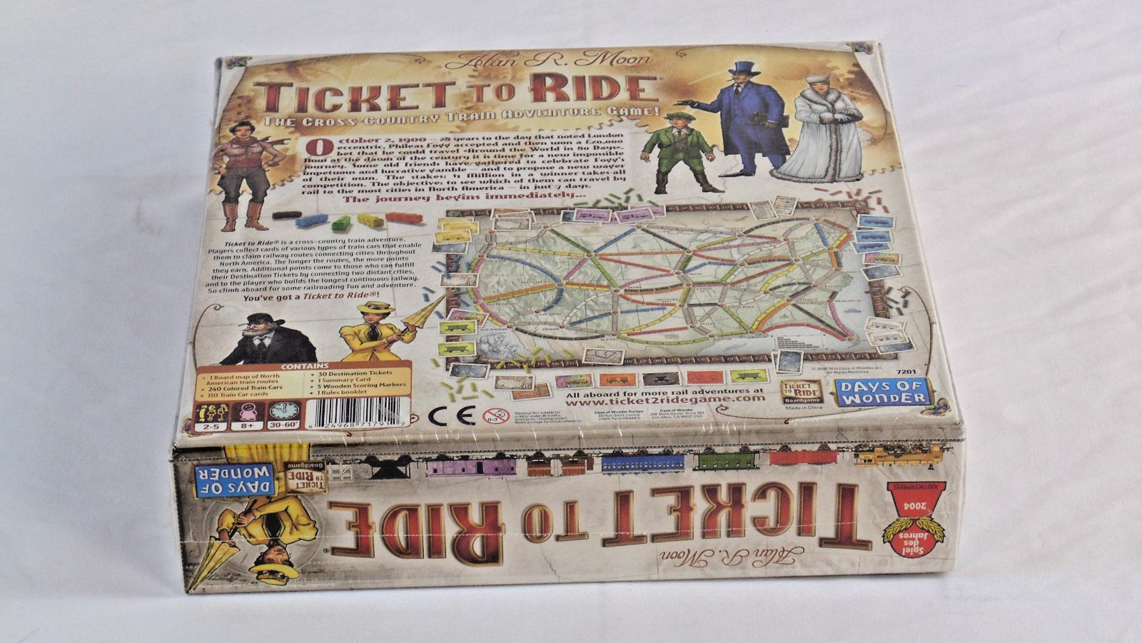 Days of Wonder Ticket To Ride by Alan R. Moon Train Adventure Board Game
