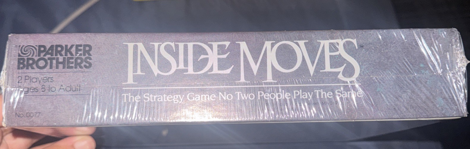 Inside Moves The Strategy Game No Two People Play The Same Parker Brothers New