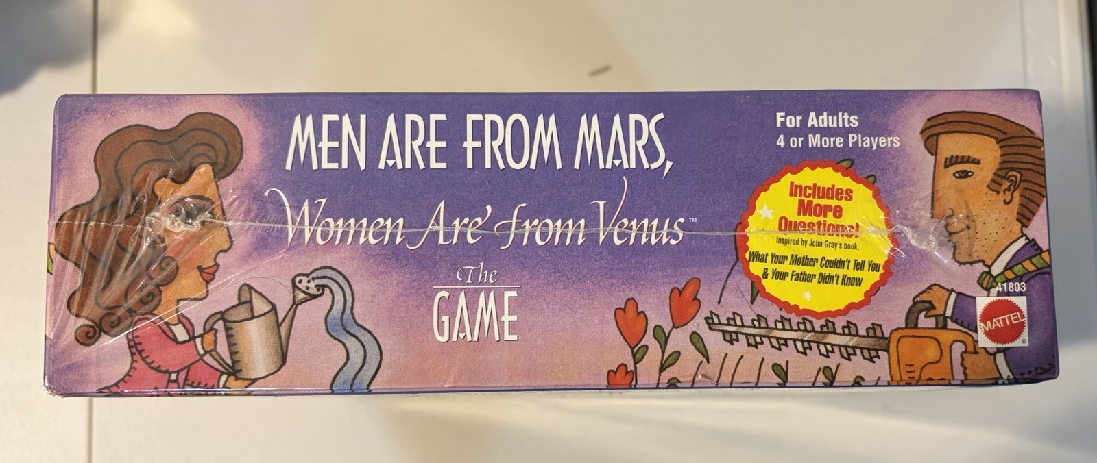 Mattel: Men Are From Mars, Women Are From Venus New Sealed 1998 Boardgame NISB