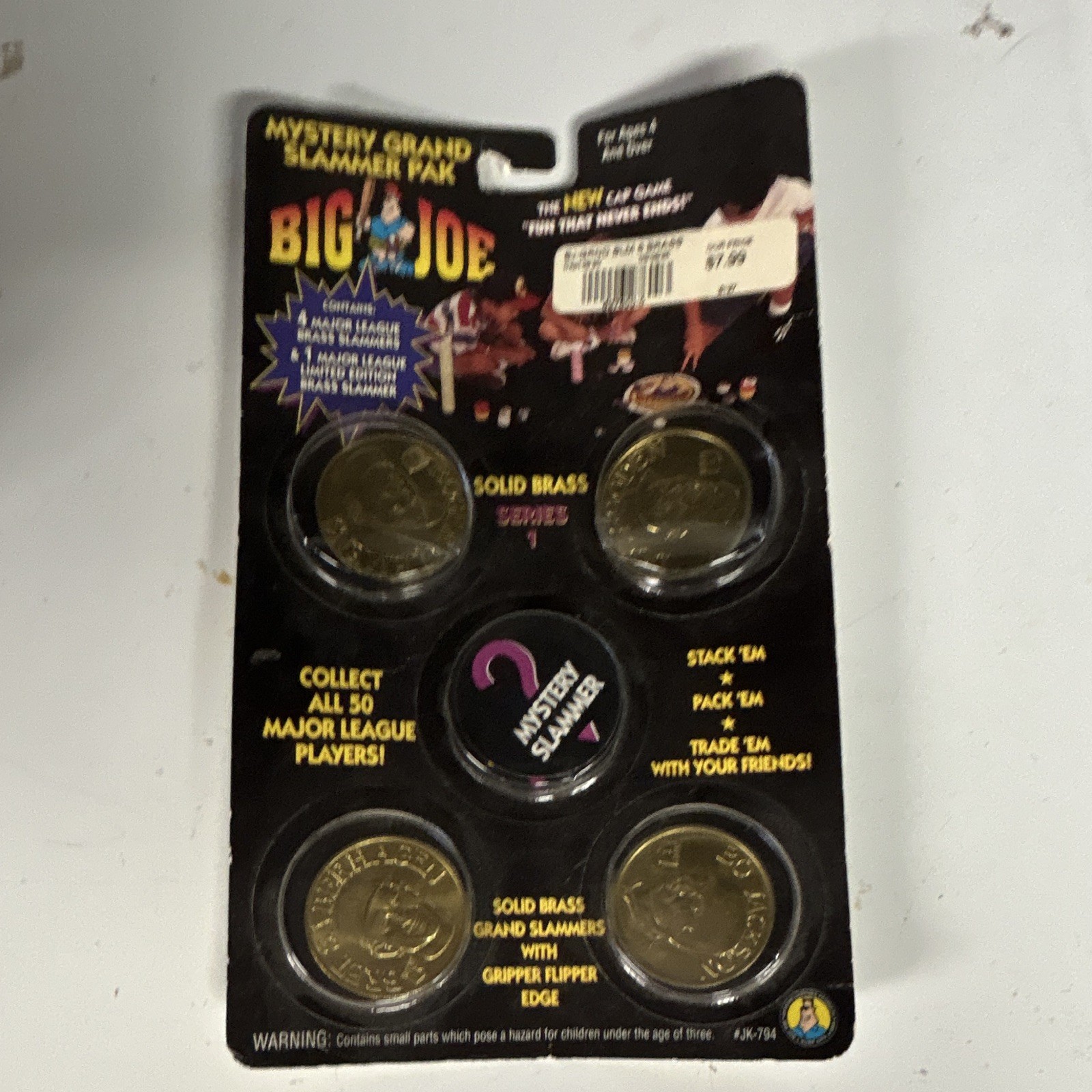 Big Joe Cap Game Mystery Grand Slammer Pack Solid Brass Series 1, 2+ Players