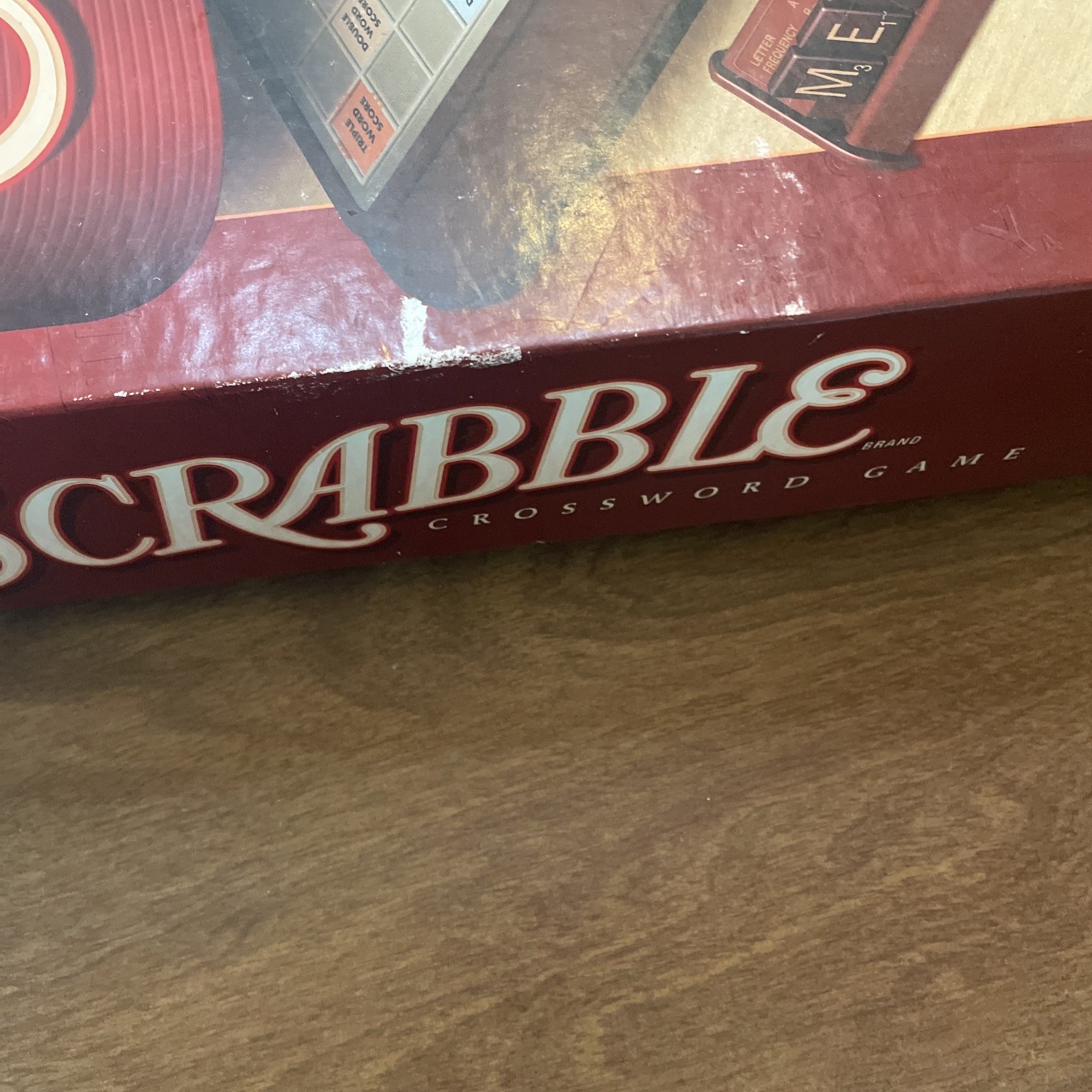 Scrabble Deluxe Turntable Crossword Game Parker Brothers Hasbro 2001 COMPLETE