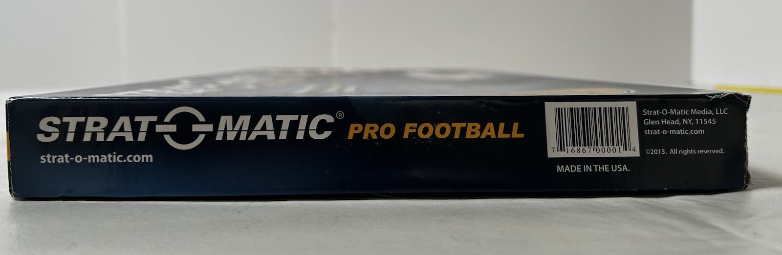 NOB Strat-O-Matic Pro Football Board Game 2015 Complete Game NFL
