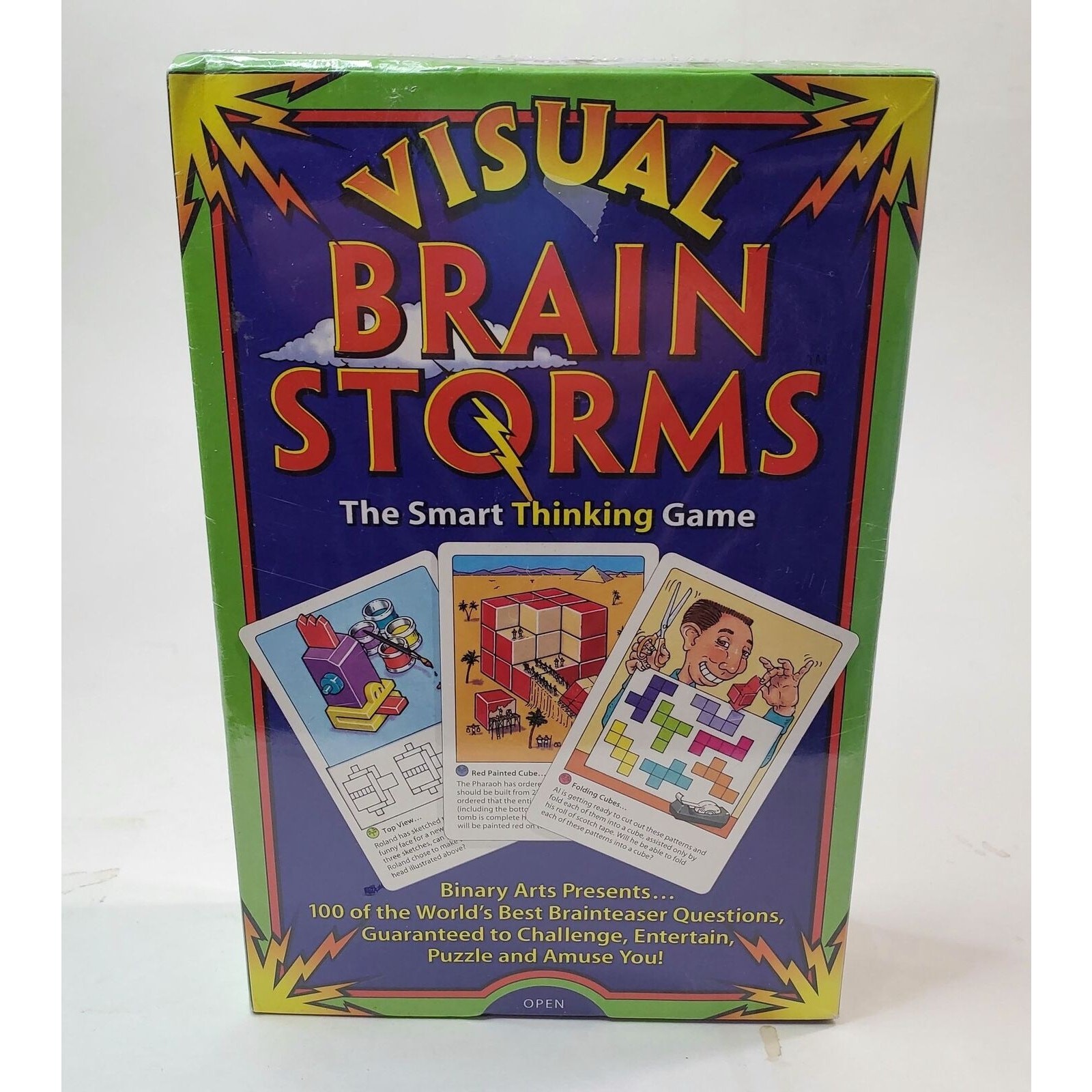 Visual Brain Storms The Smart Thinking Game Brain Teasers New Sealed