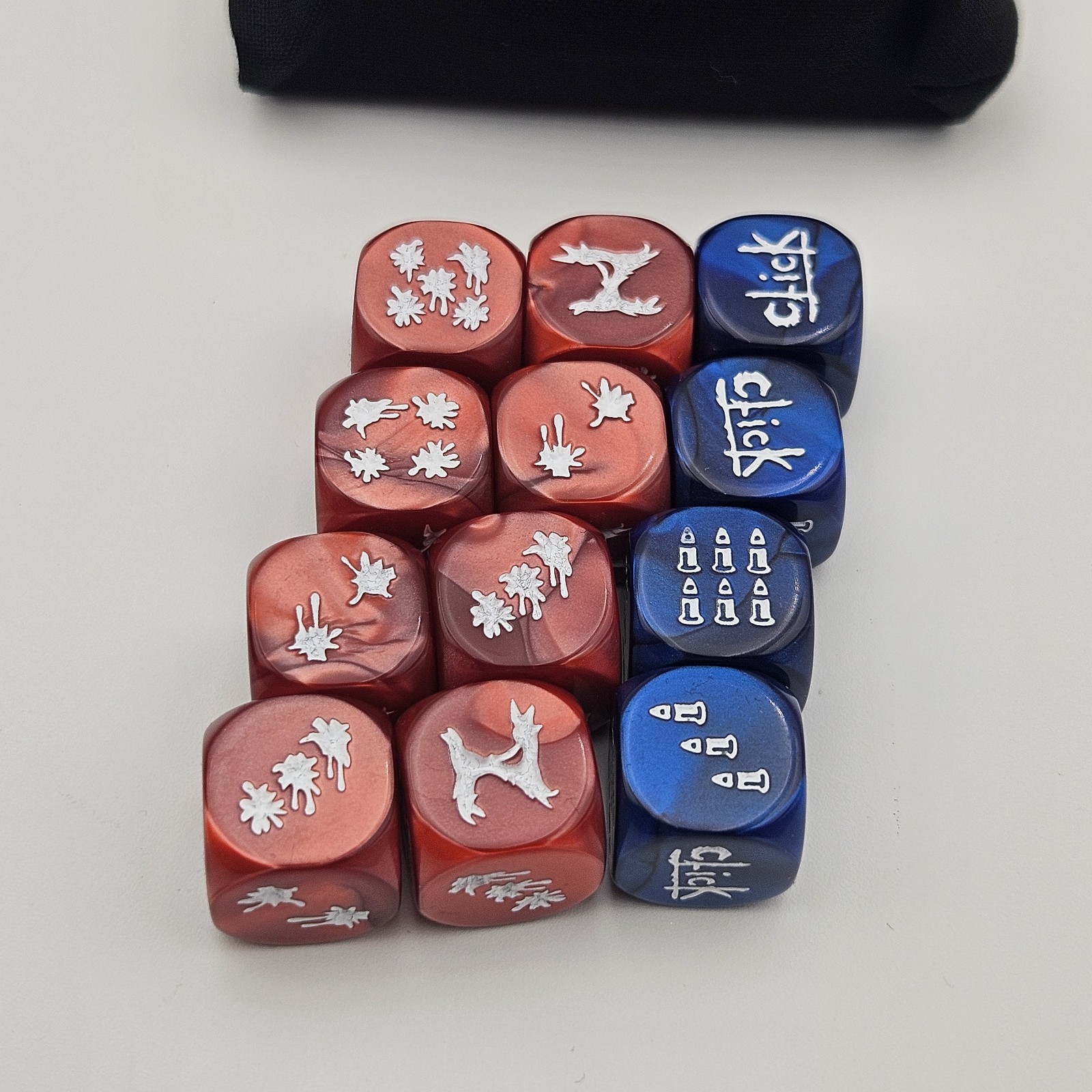 Zpocalypse Board Game 2012 Dice Set Of 12 Greenbreier Games Hard To Find!