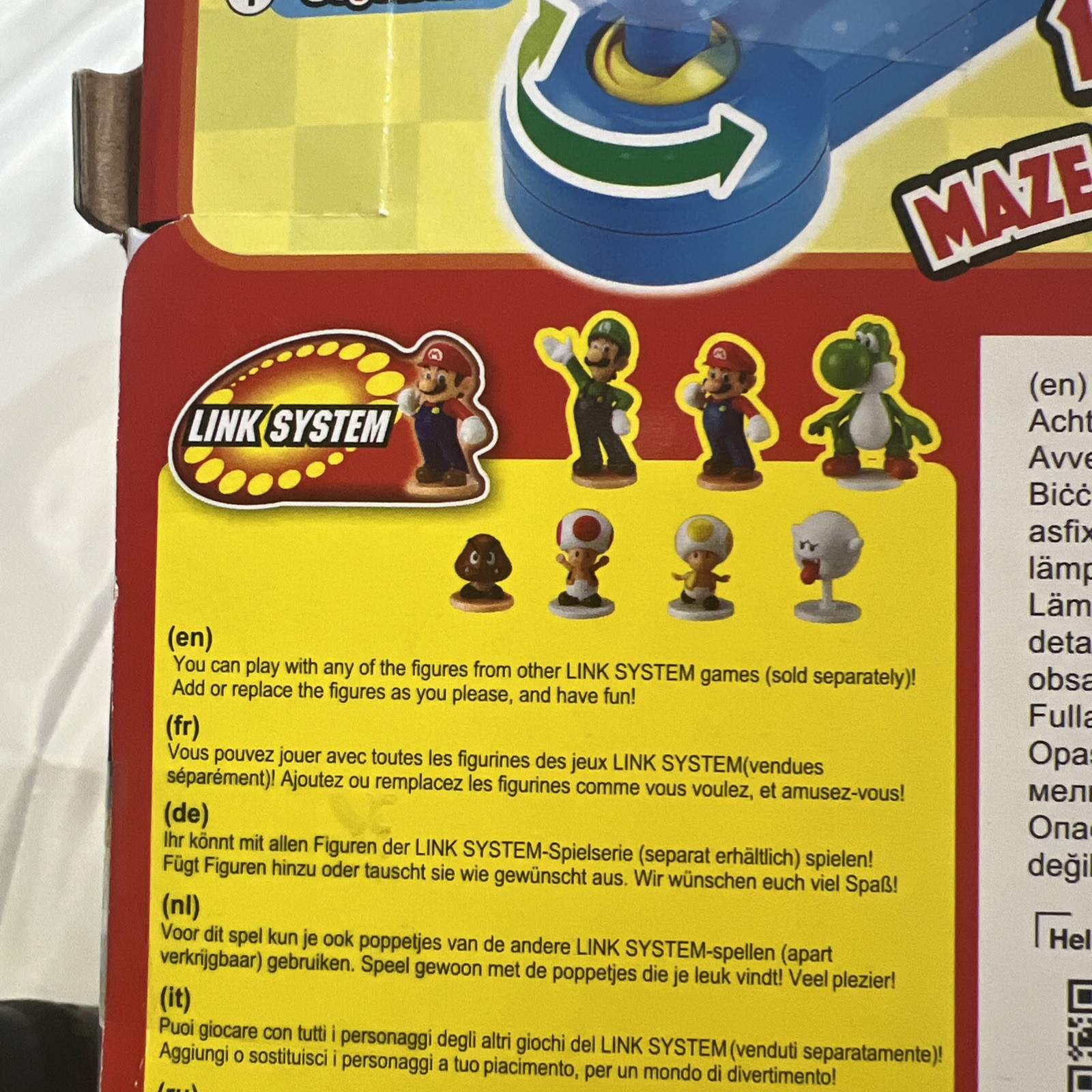 Epoch Games Super Mario Adventure DX Tabletop Skill and Action Game.