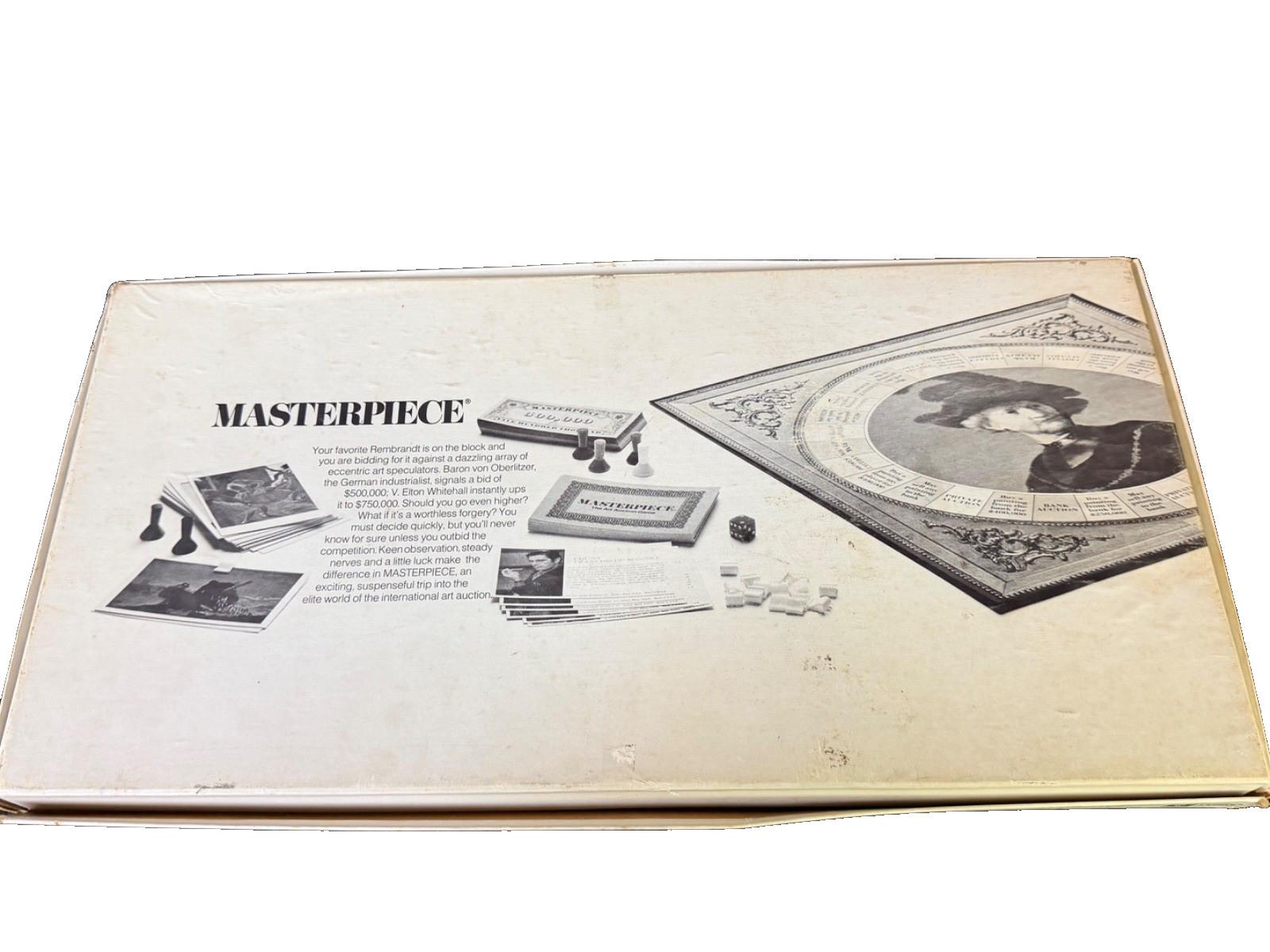 Vintage 1970 Masterpiece The Art Auction Game by Parker Brothers Complete