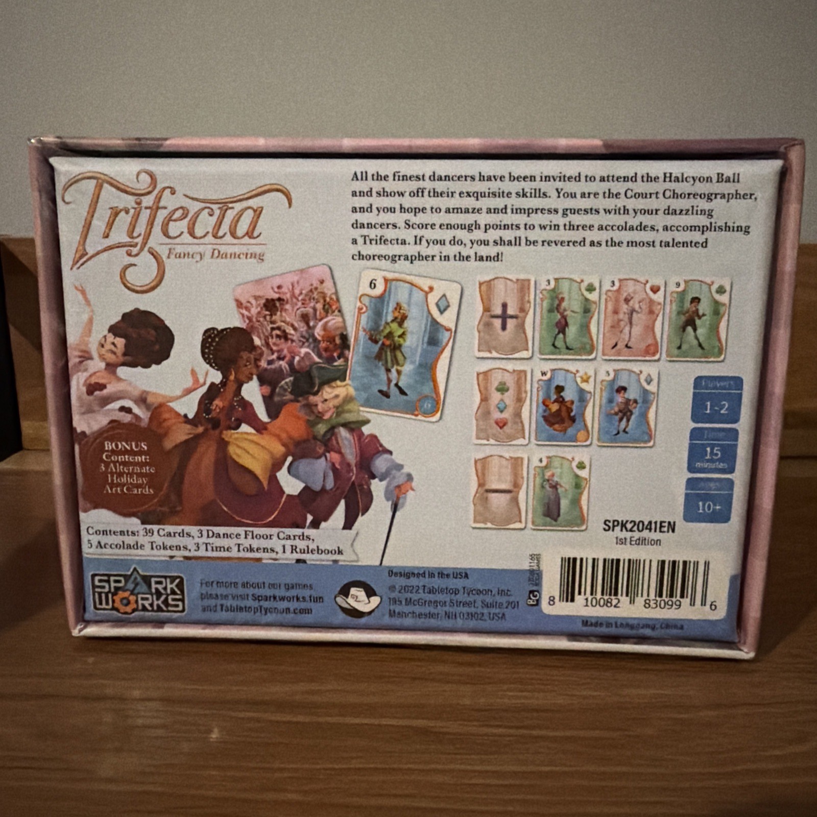 Trifecta Fancy Dancing Easy-to-Learn Strategy Card Game 1-2 Players