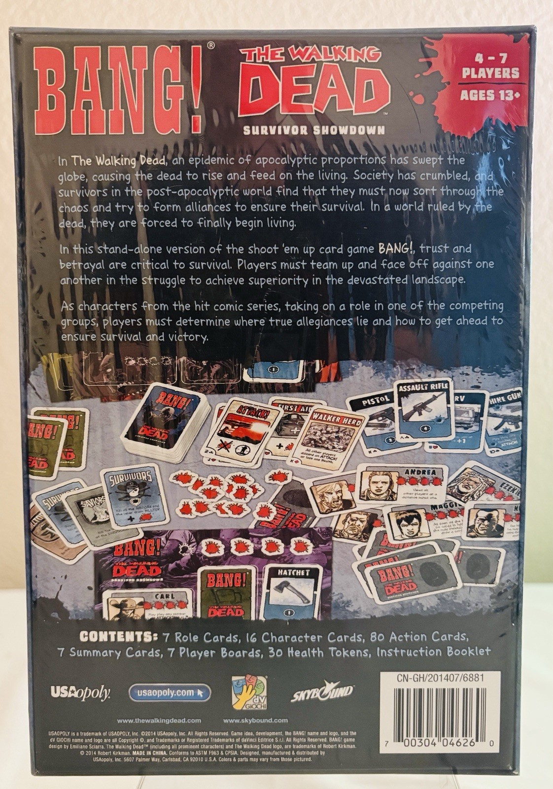 The Walking Dead Survivor Showdown Card Game BANG! USAOPOLY Brand New Sealed