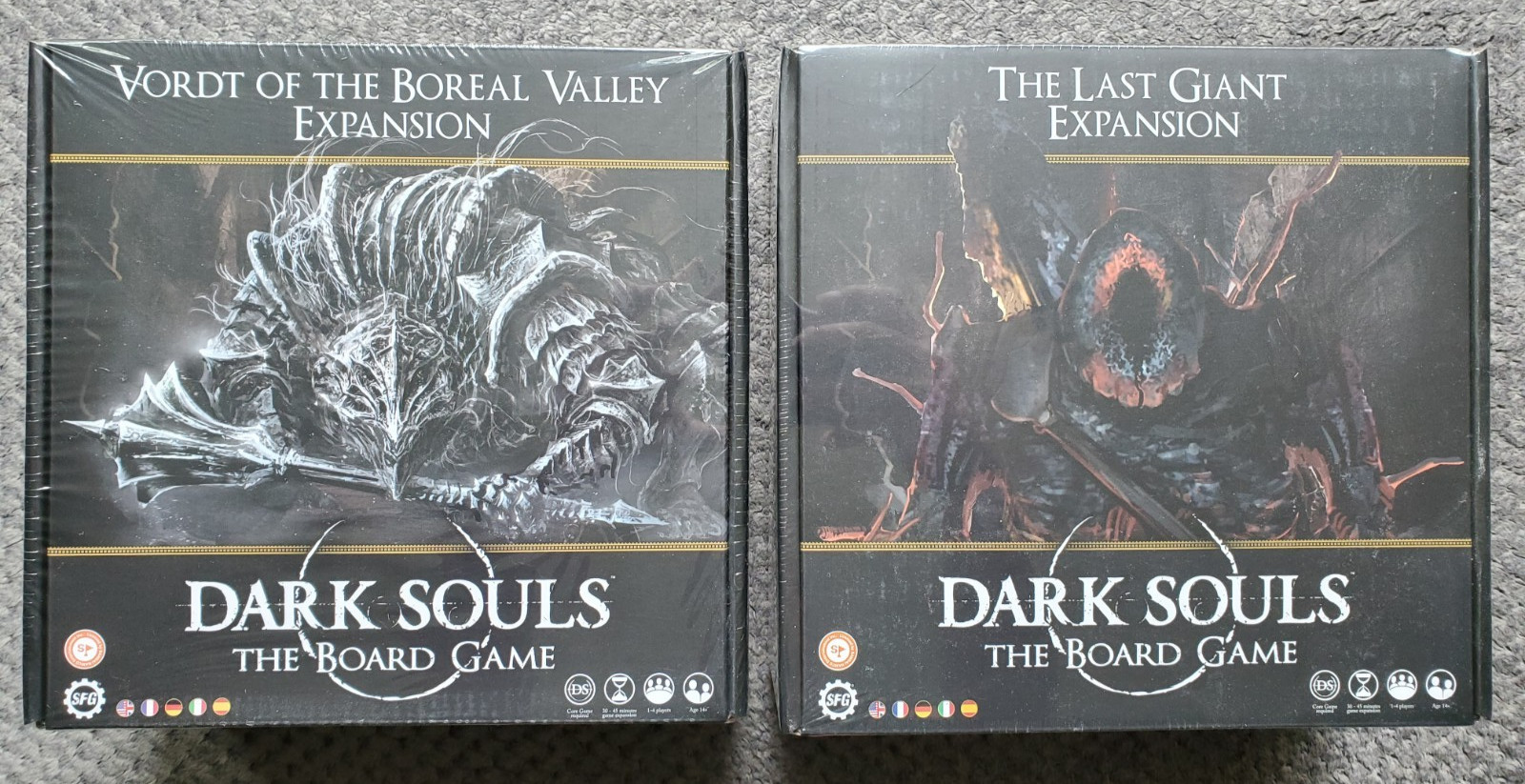 Dark Souls Board Game – The Last Giant AND Vordt of the Boreal Valley – NEW