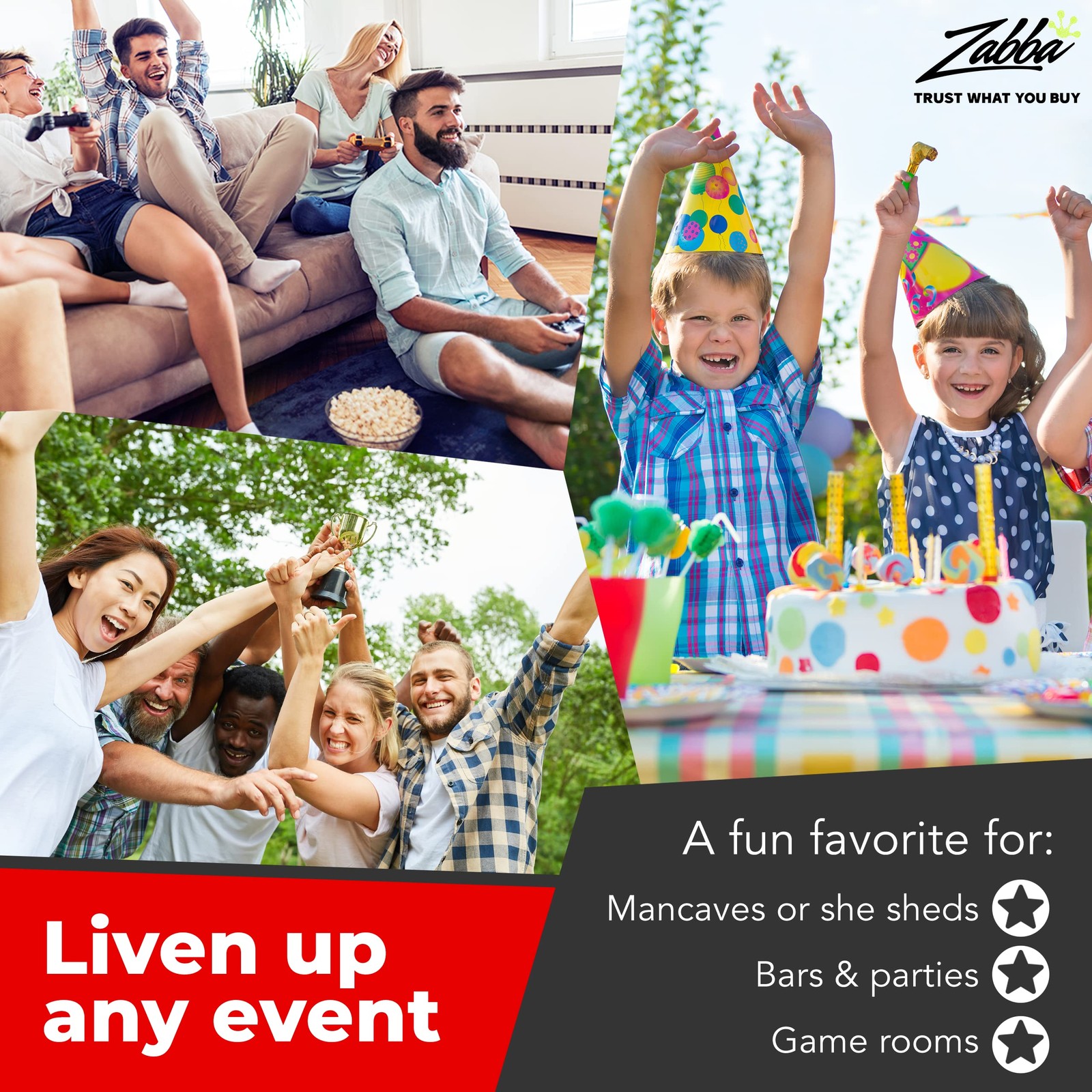 Elite Sportz Ring Toss Games for Adults & Kids – Wall Games for Indoor & Outdoor