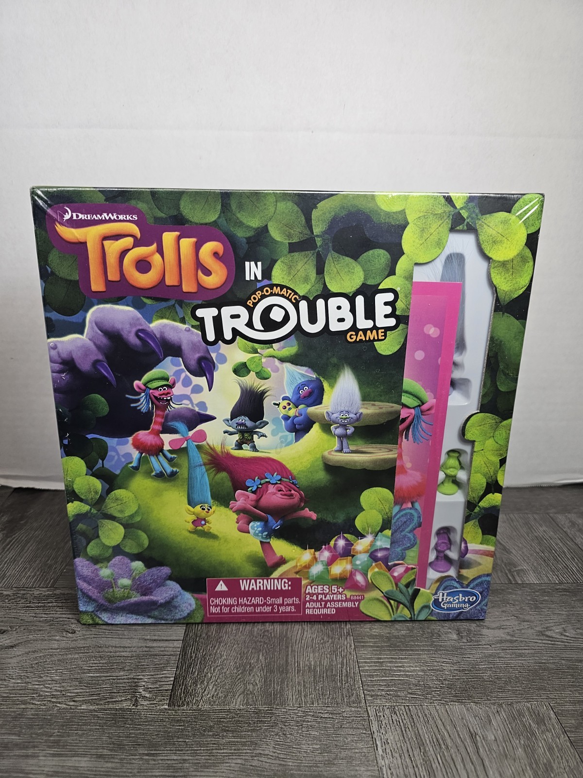 TROLLS IN TROUBLE Pop-O-Matic Board Game Hasbro 2016 BRAND NEW–FACTORY SEALED