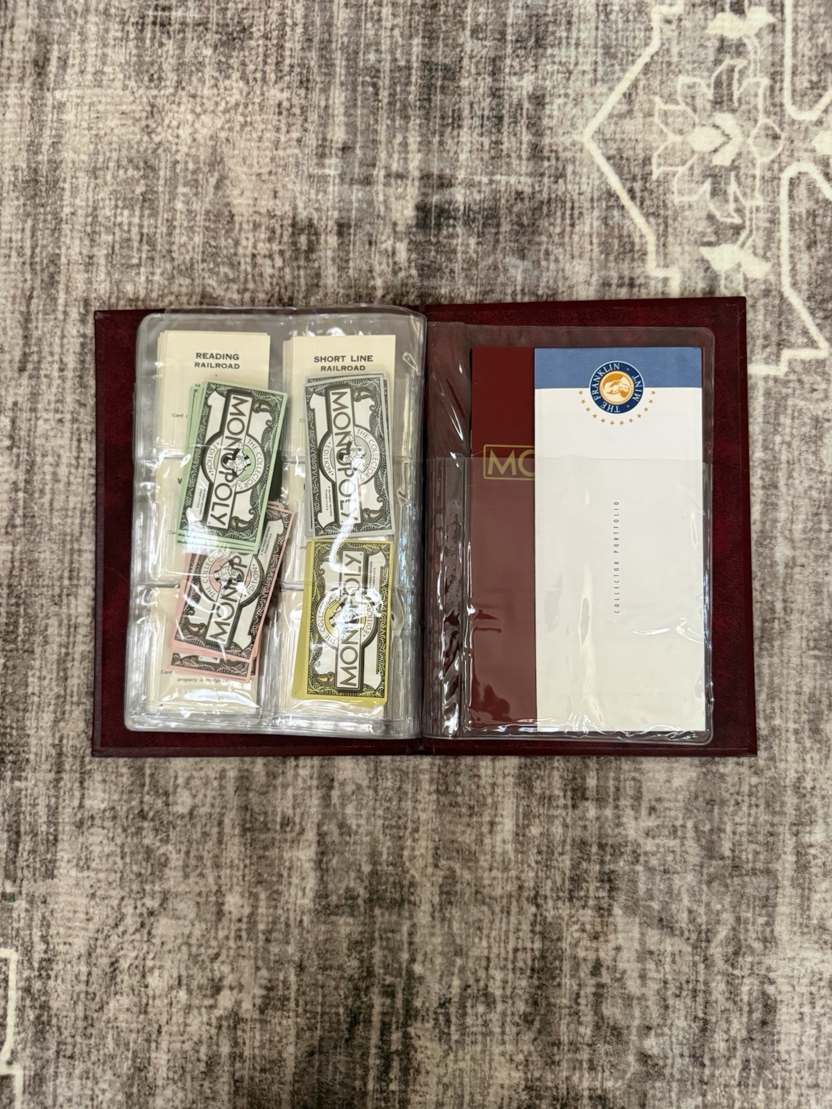 1991 Monopoly Collectors Edition by The Frankling Mint – Complete with COA