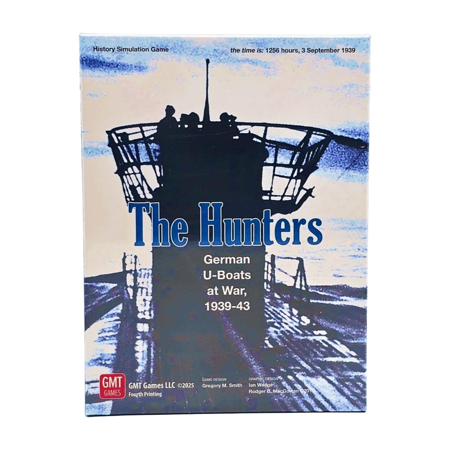The Hunters: German U-boats at War 1939-43, 4th Printing by GMT Games – SEALED