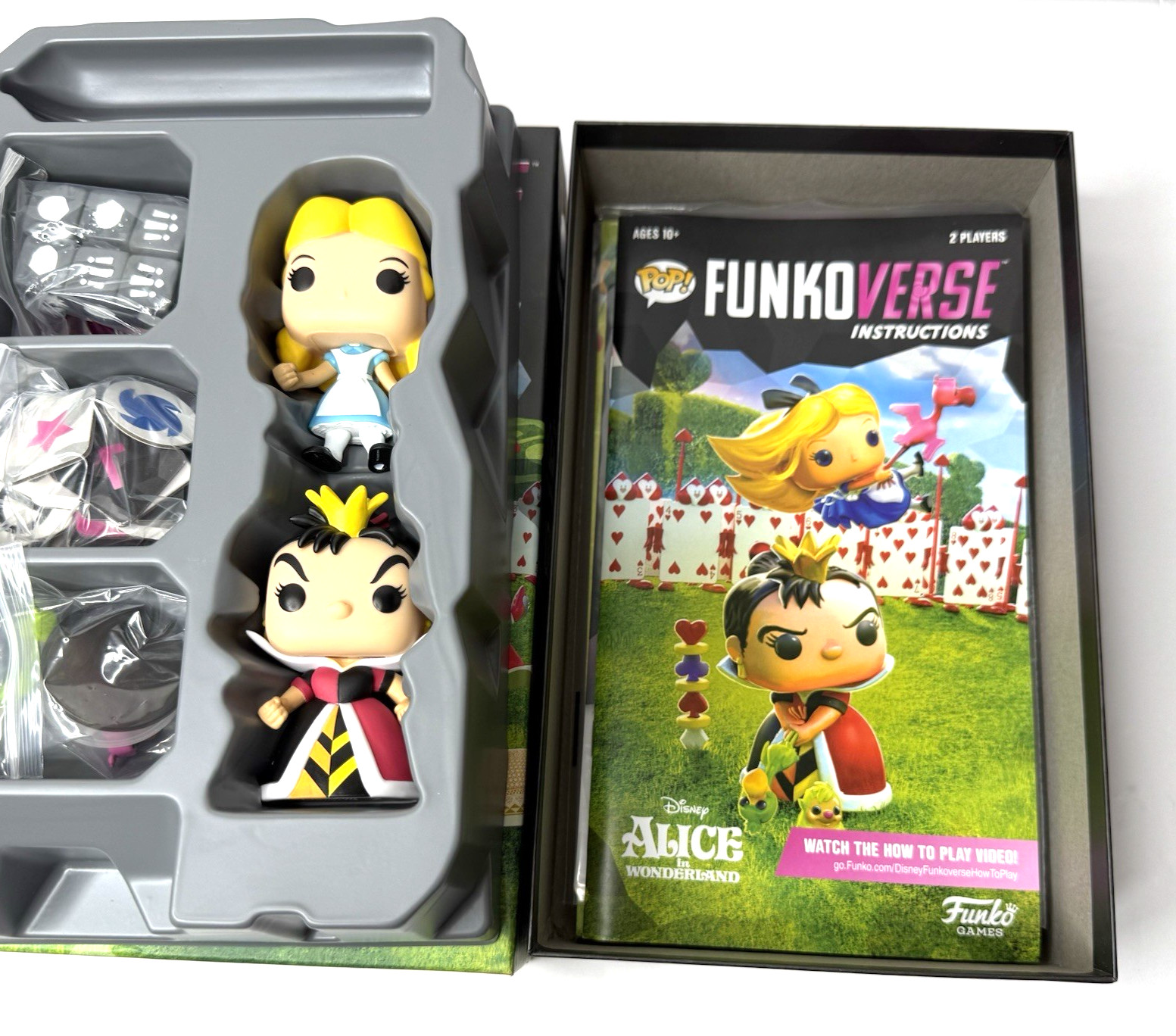 Pop! Funkoverse Strategy Game Disney Alice In Wonderland 100 Ages 10+ 2 Players