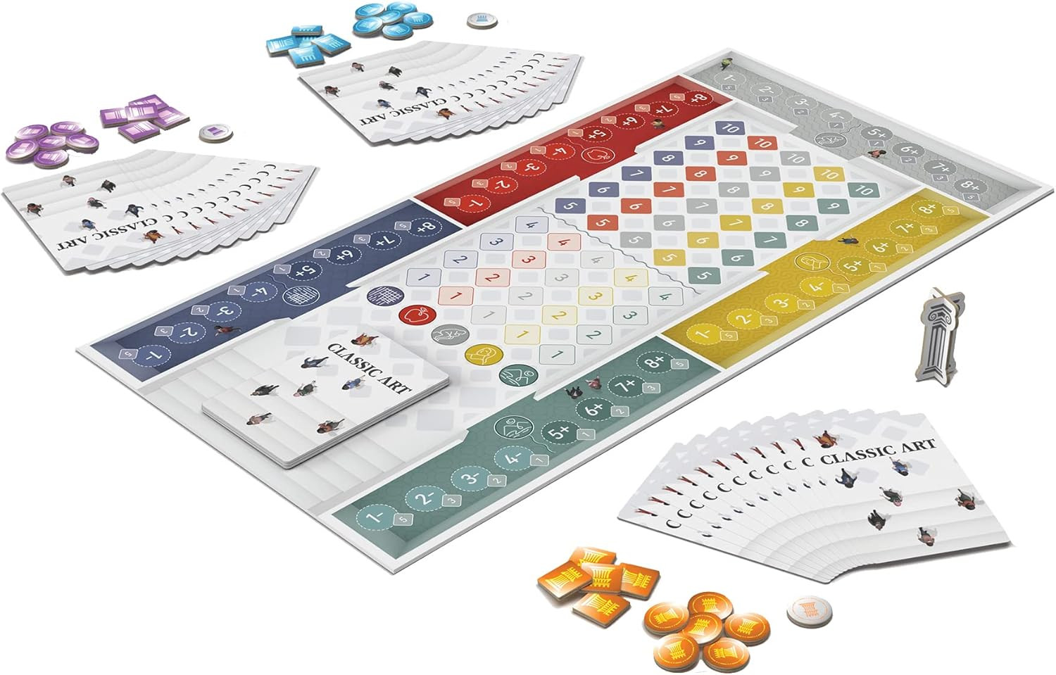Classic Art Board Game | Art Collection Strategy Game | a Competitive Game of Pr