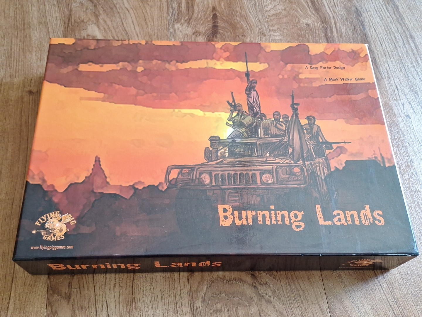 Flying Pig Games The Burning Lands Armageddon War Expansion Unpunched