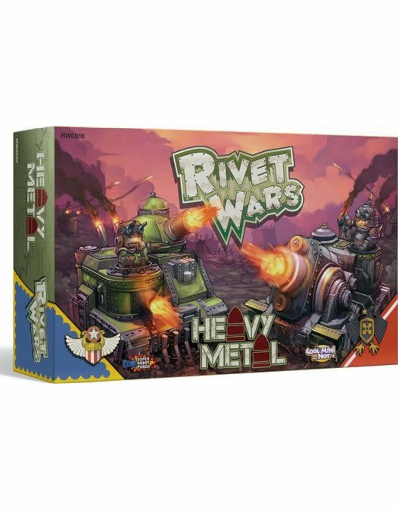 Rivet Wars Heavy Metal Tank Expansion RW0010 CMON Miniatures Board Game NEW