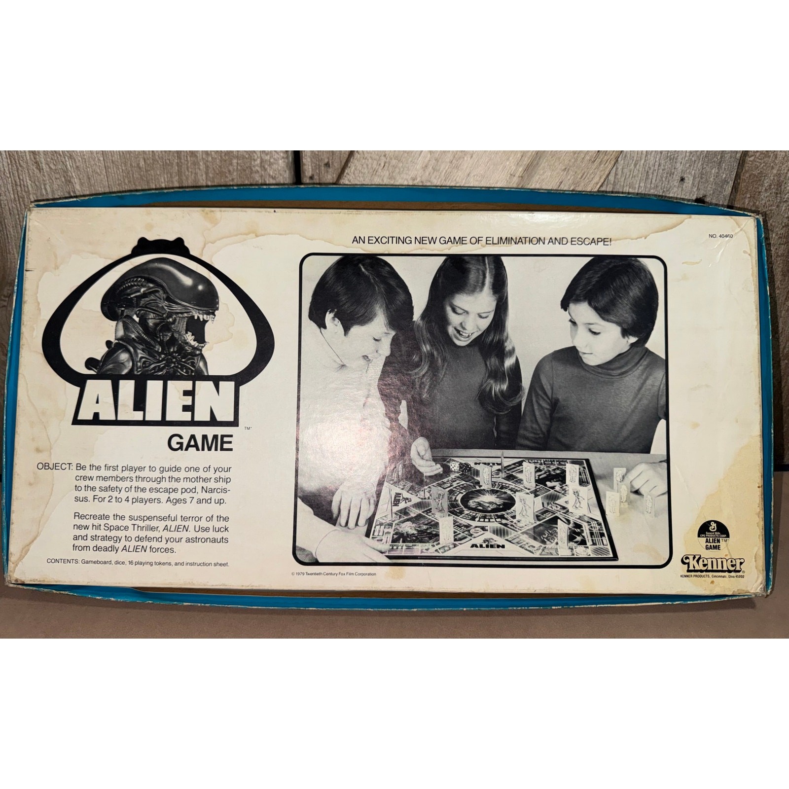 Vintage 1979 Kenner ALIEN Xenomorph Board Game 1970s