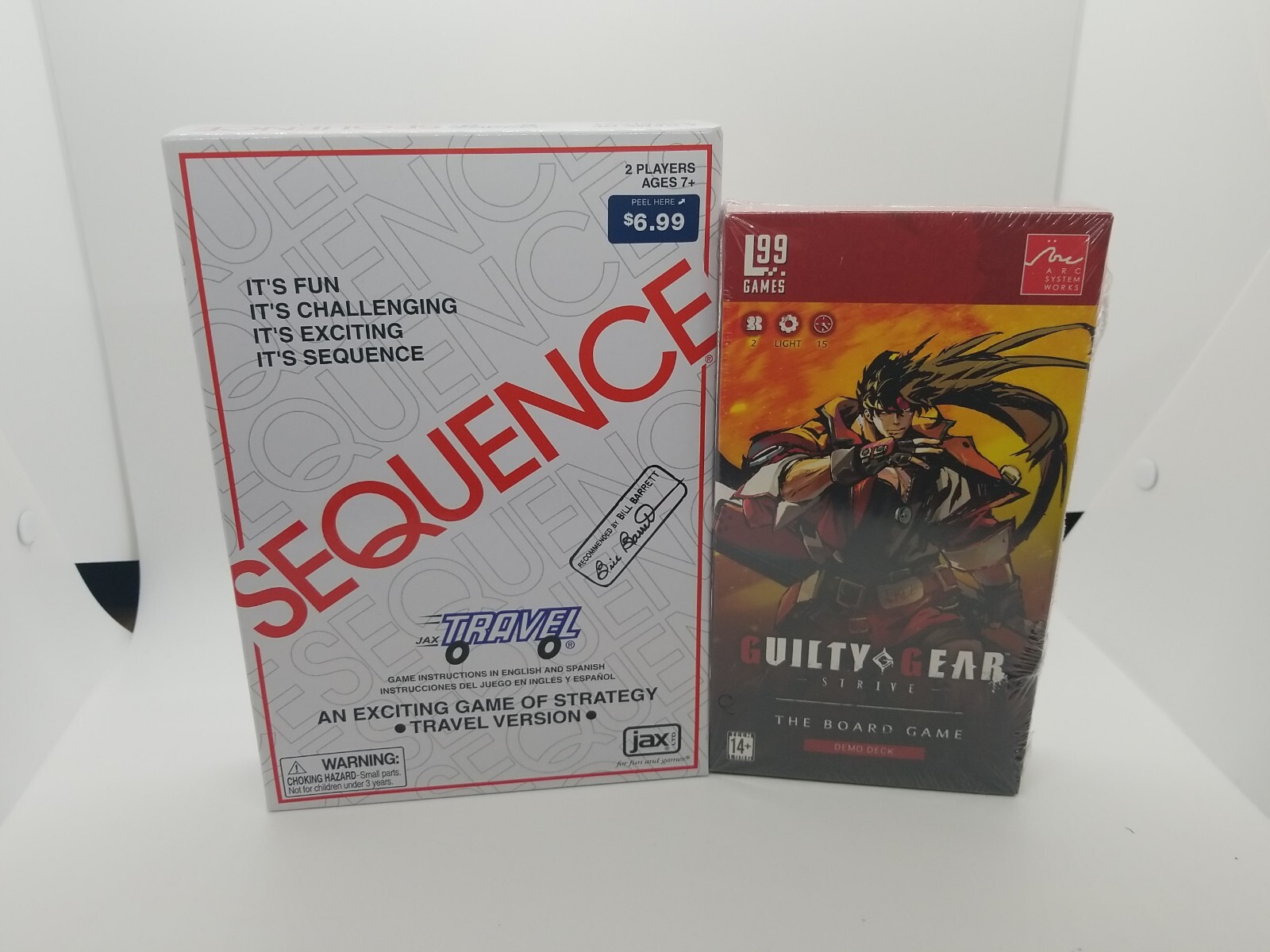 SEQUENCE 4 in a Row Cards & GUILTY GEAR STRIVE Exceed – 2 2 Player Board Games