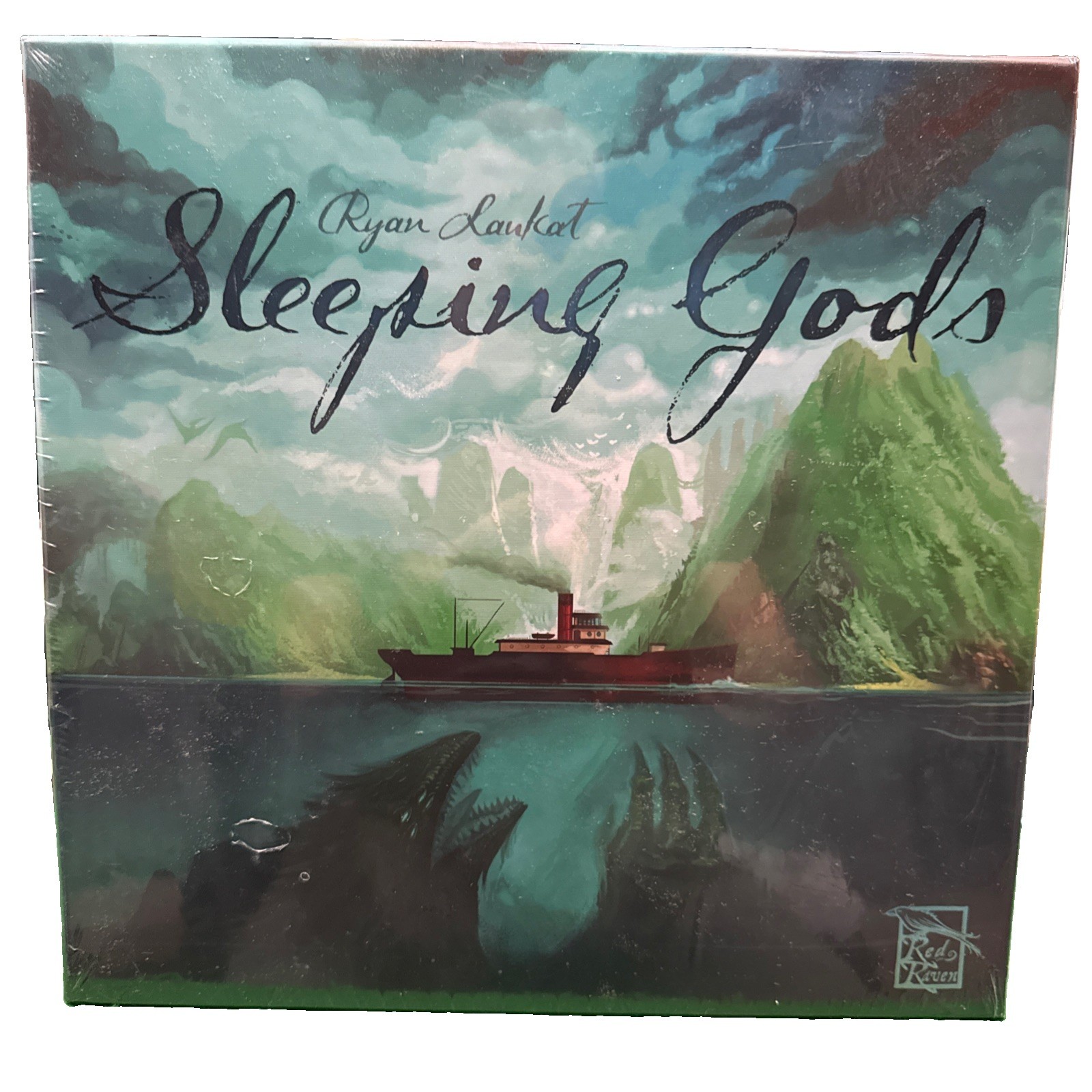 Sleeping Gods board Game by Red Raven Games w/ Tides of Ruin – New & Sealed